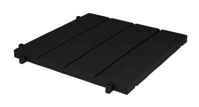 ONDIS24 Outdoor-Bodenplatte Dalle Aspect 40x40 Stecksystem schwarz, 1-St., flexibel erweiterbar, einfaches Klicksystem, witterungsfest