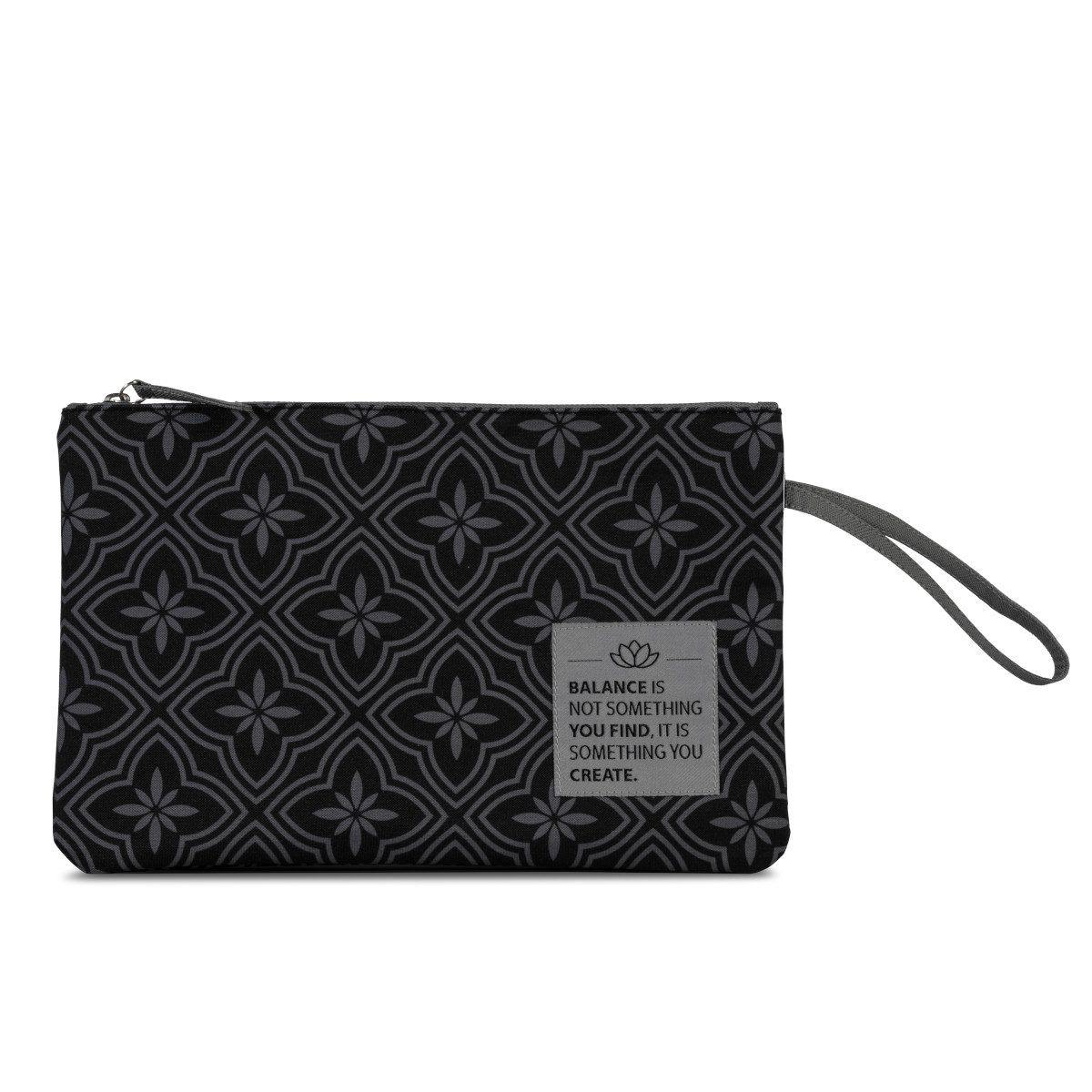 fabrizio® Strandtasche Bikini Bag schwarz gemustert