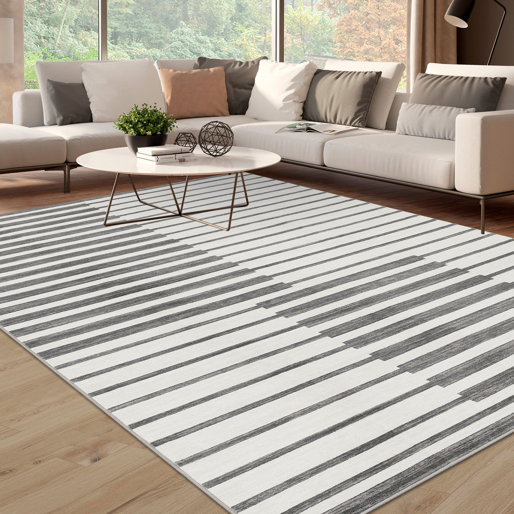 GarveeMore Teppich Teppich Wohnzimmer Waschbarer Teppich Schlafzimmerteppic günstig online kaufen