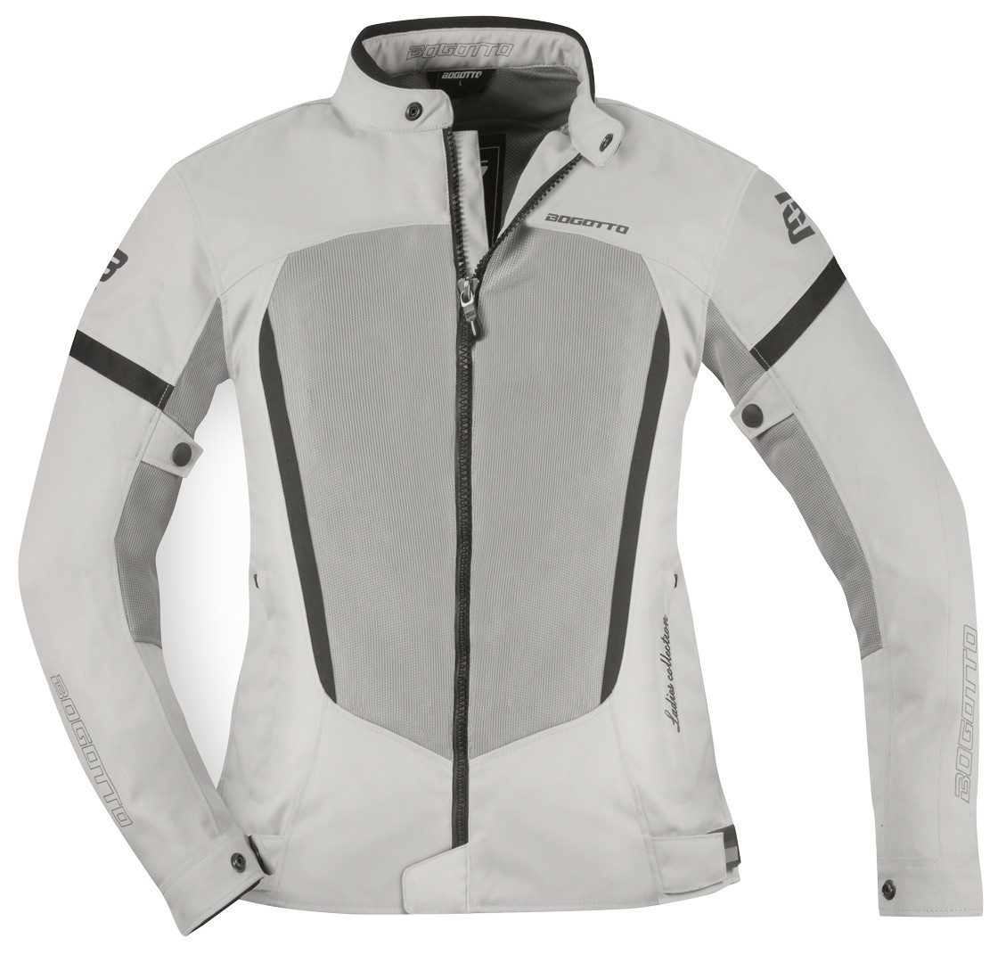Bogotto Motorradjacke Alastor Air Mesh Damen Motorrad Textiljacke Verbindungsreißverschluss,Ellenbogenprotektoren enthalten,perfori