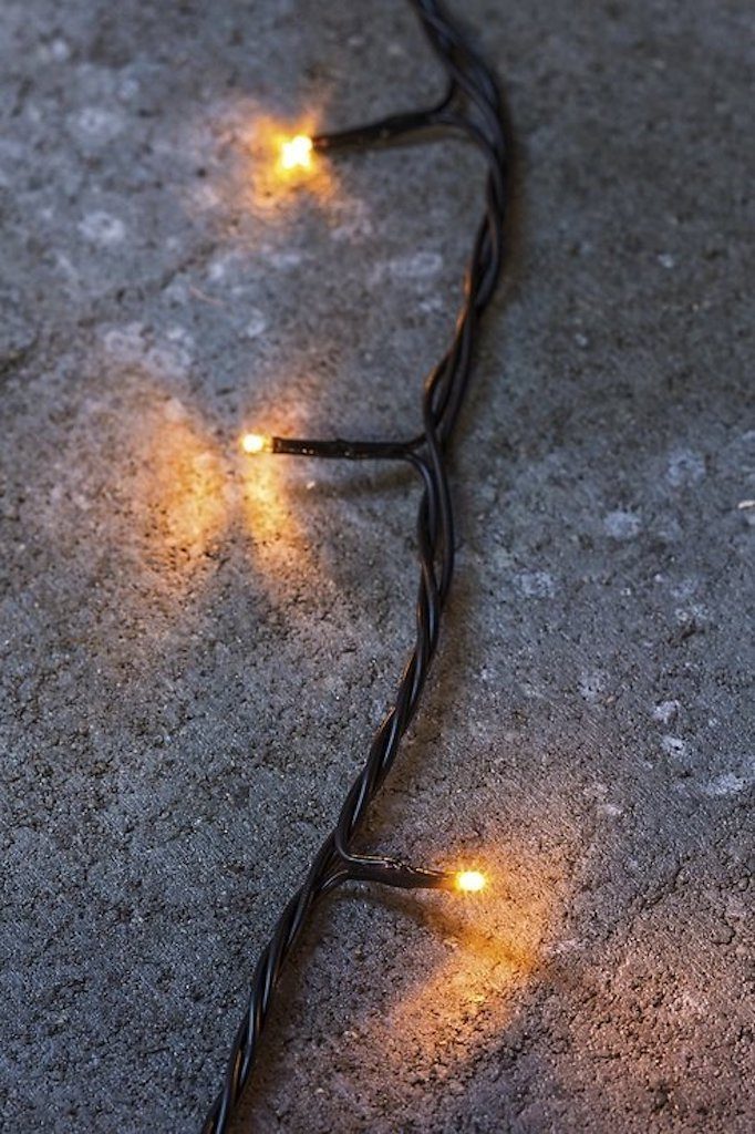 Sirius Home A/S Systemlichterkette Top-Line Ergänzung warmweiß Kabel schwarz