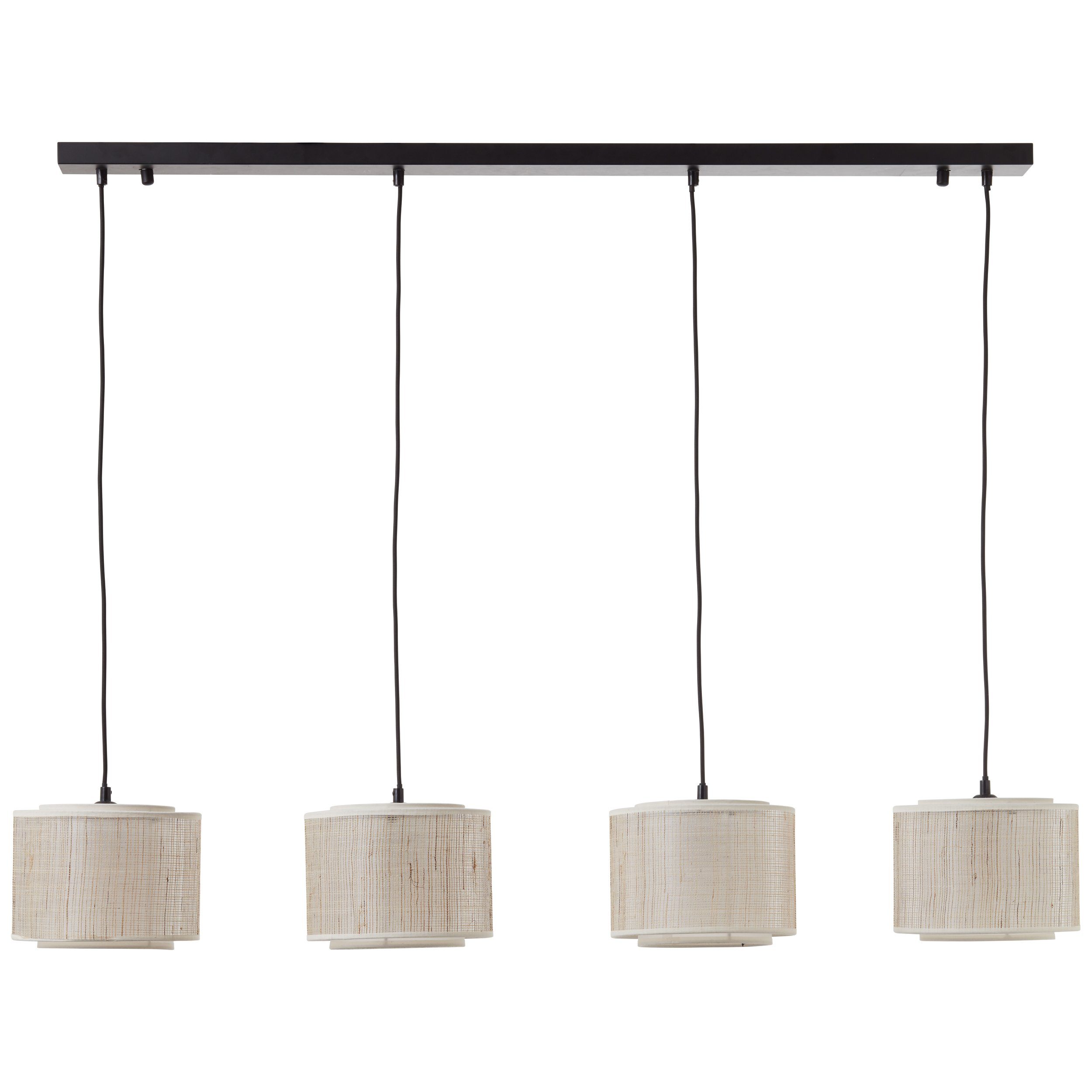 Leuchtmittel, cm, 114 125 Hängelampe, x E27, 22 kürzbar, schwarz/beige ohne Lightbox W, max. 42 Pendelleuchte, x