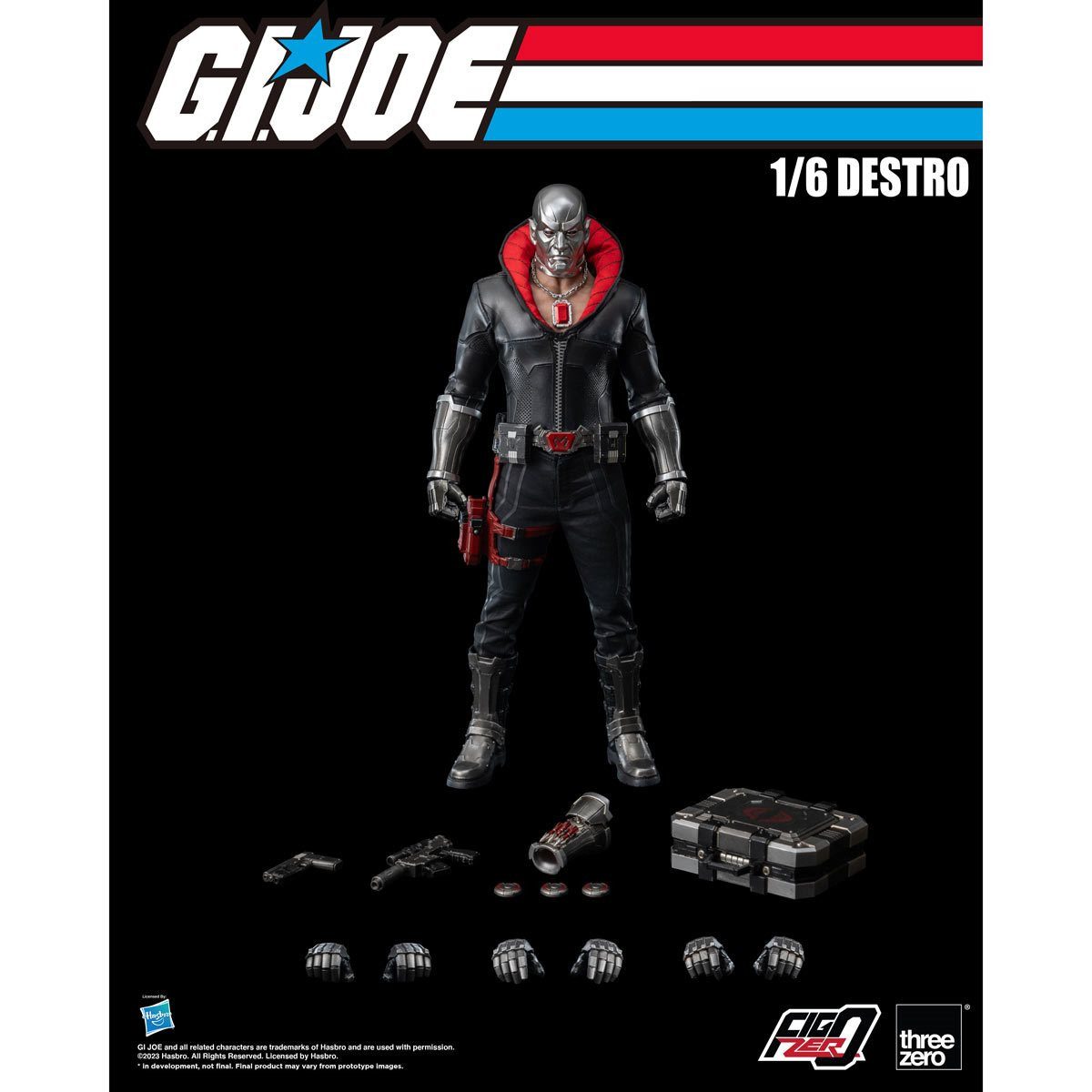 ThreeZero Actionfigur FigZero G.I. Joe Destro 1:6 Scale Actionfigur