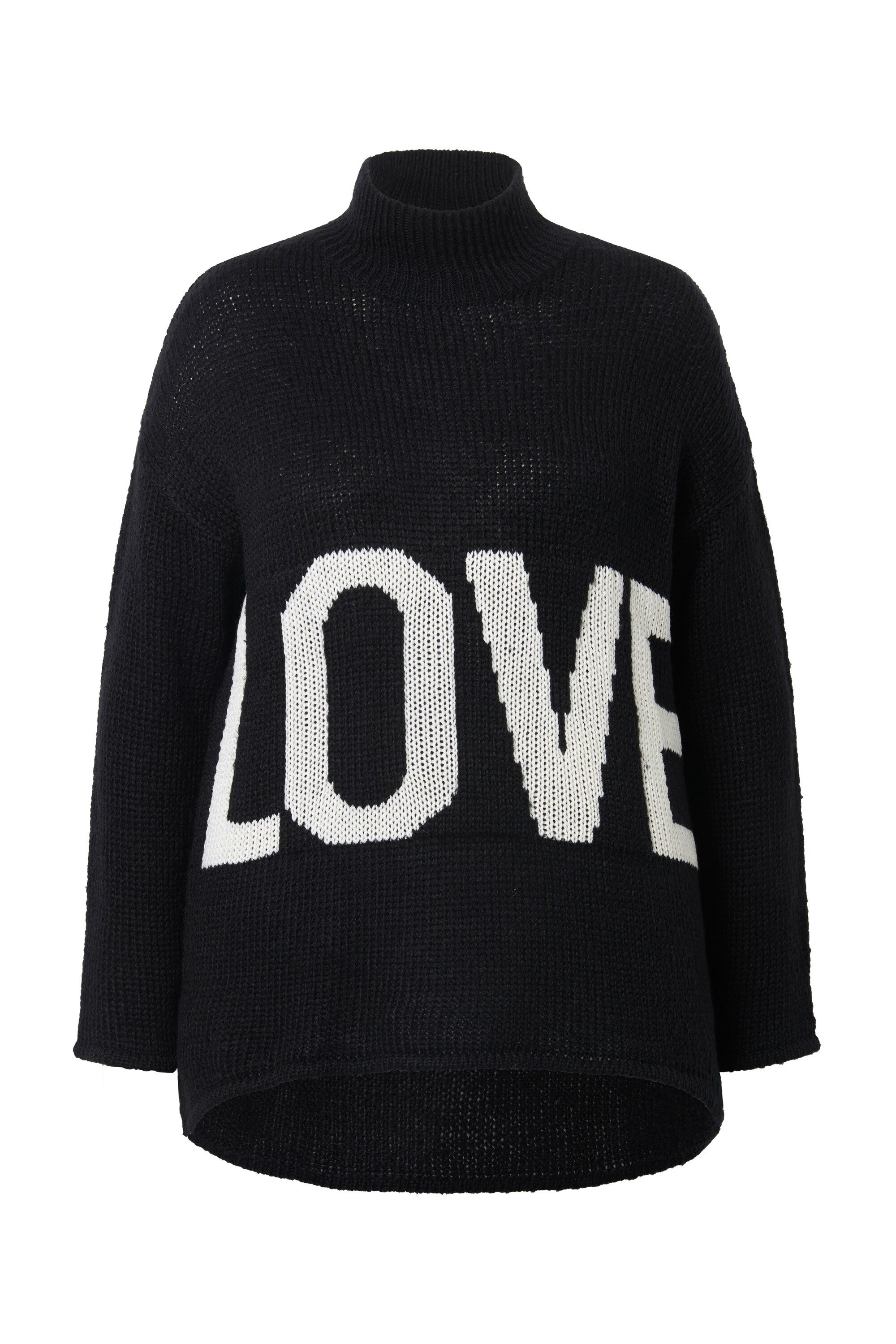 Angel of Style Strickpullover Pullover A-Linie LOVE-Schriftzug günstig online kaufen