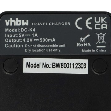 vhbw passend für Olympus Li-10B, Li-12B Kamera / Foto DSLR / Foto Kompakt / Kamera-Ladegerät