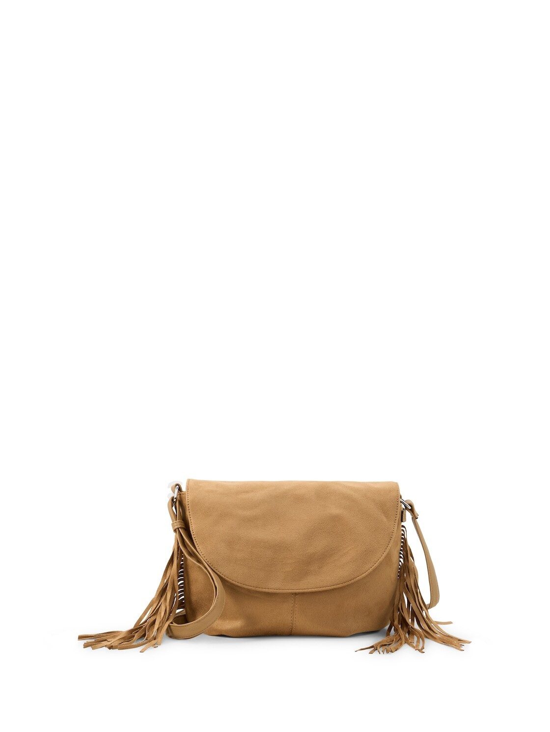 TOM TAILOR Denim Umhängetasche Bags, TTDEYANIRA Überschlagtasche mit Fransen