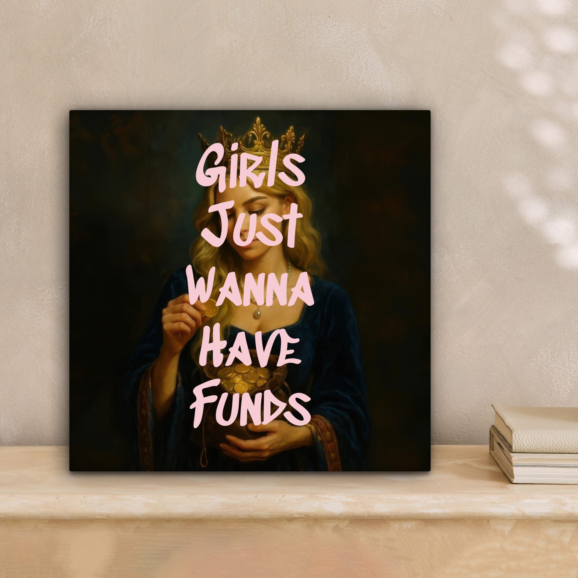 OneMillionCanvasses® Leinwandbild Krone - Frau - günstig online kaufen