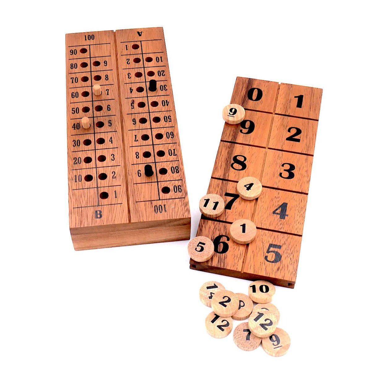 Kinder und Spiel, Erwachsene, - Brettspiel Holzspiel Denkspiele 15 Rechenspiel ROMBOL und taktisches für Zähl-