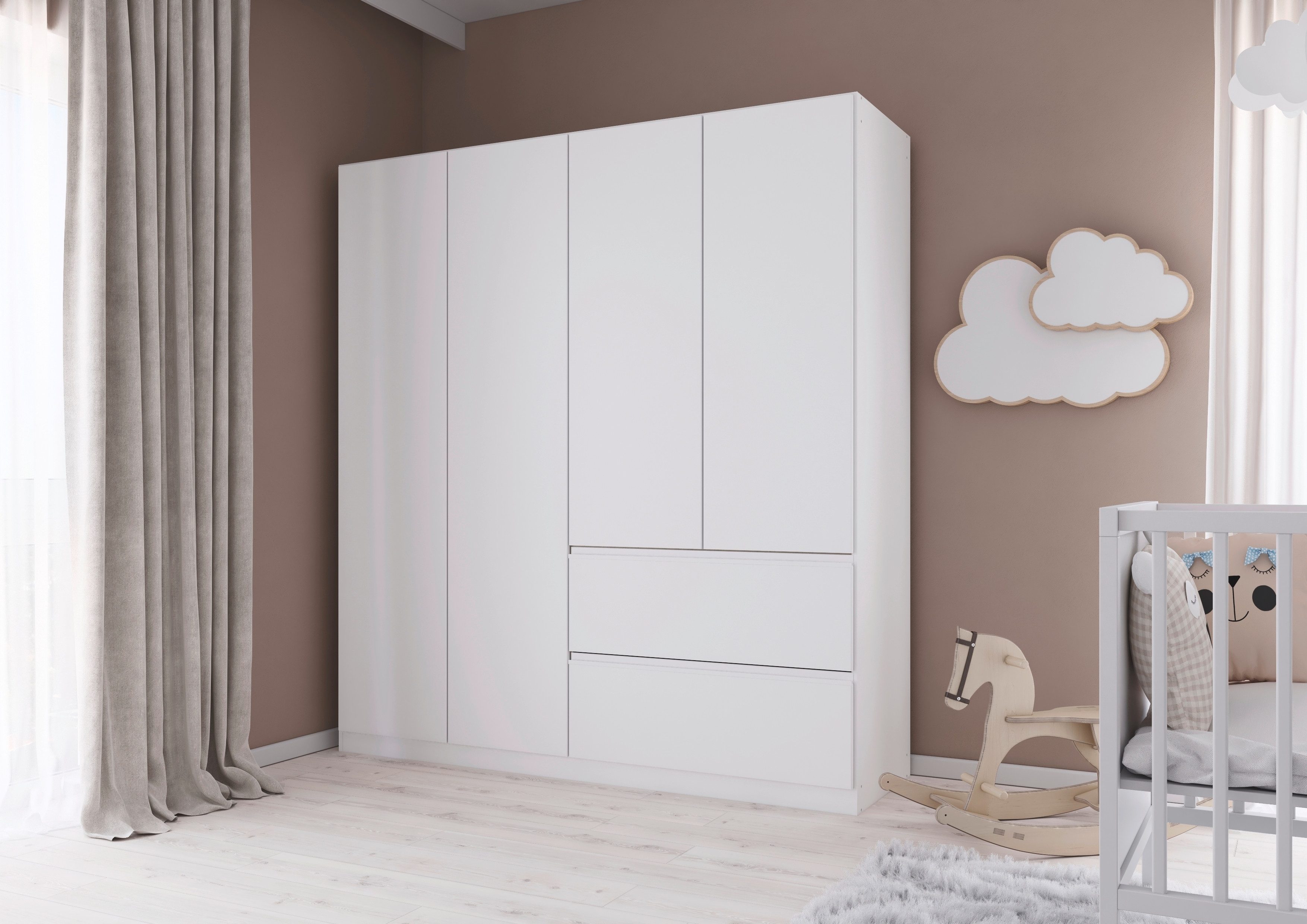 rauch Drehtürenschrank Kleiderschrank Schrank Garderobe Wäscheschrank günstig online kaufen