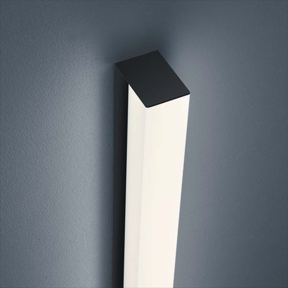 click-licht Spiegelleuchte Schwarz-matt LED, keine 600mm, für Wandleuchte verbaut, 12W Badleuchte, Angabe, 1040lm Badezimmer Lampen Lado Leuchtmittel das LED Badezimmerlampen, IP44 warmweiss, Ja, enthalten: in fest