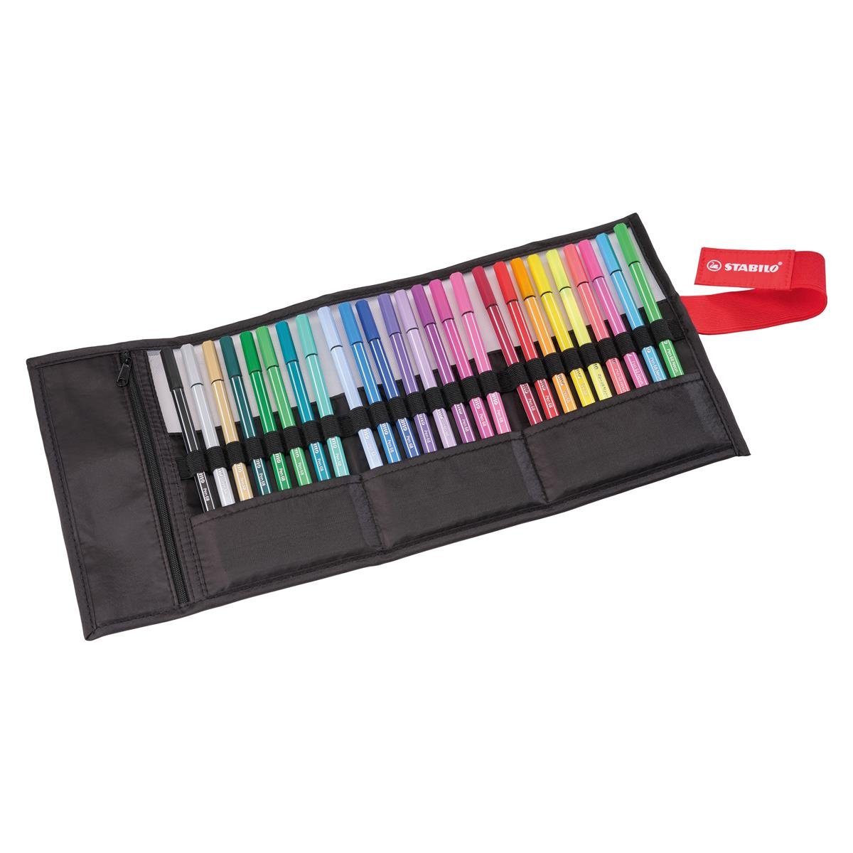 STABILO Pinselstift STABILO Pen 68 ARTY Premium-Filzstift - 25er Rollerset – Bild 4 von 5
