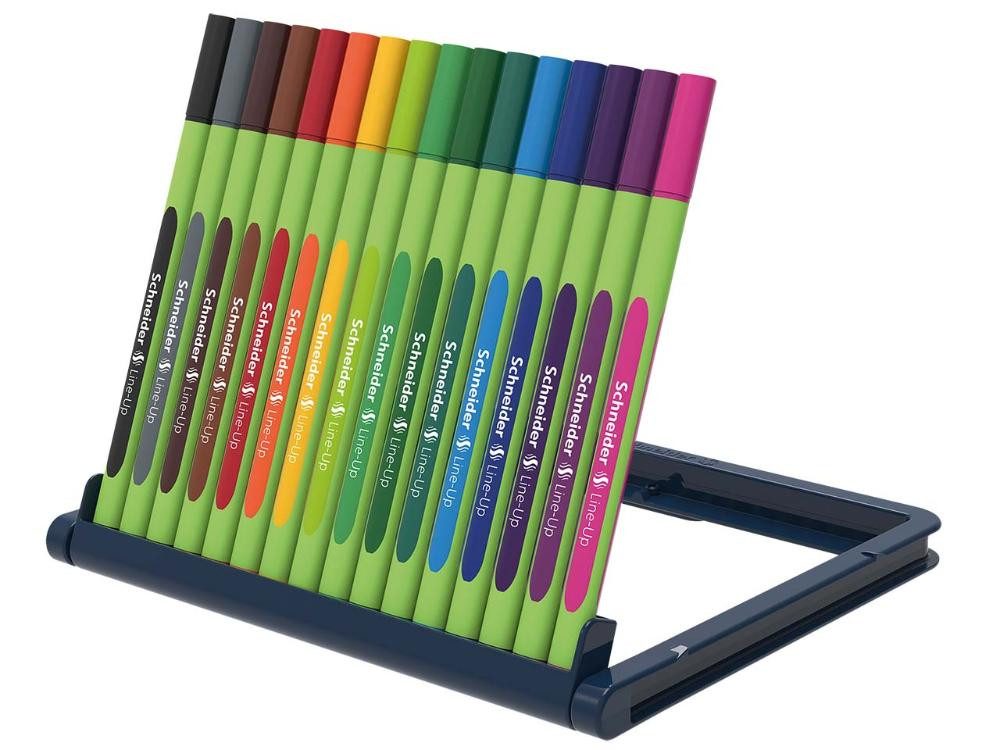 Schneider Fineliner Schneider Fineliner 'Line-Up' Stifteboxen, (16-tlg)