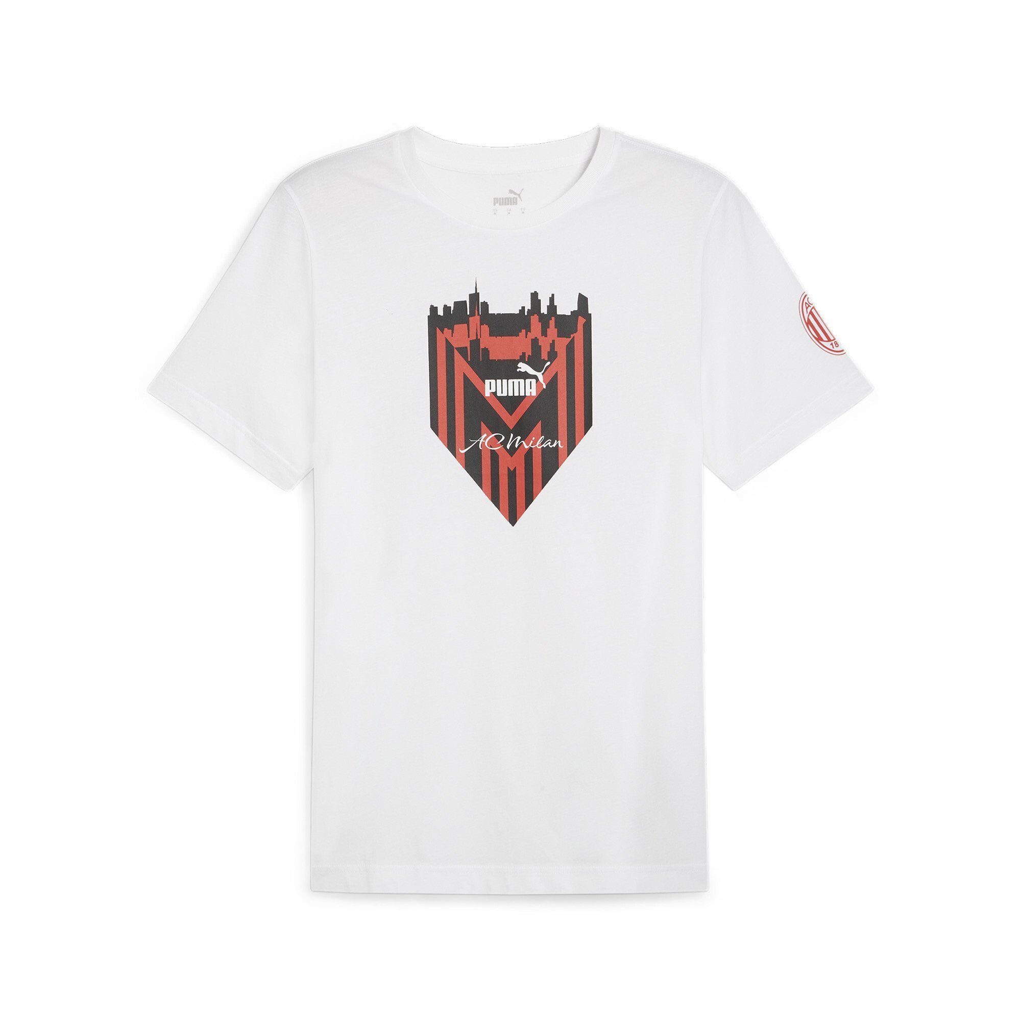 PUMA T-Shirt AC Milan Ftblicons T-Shirt Herren White