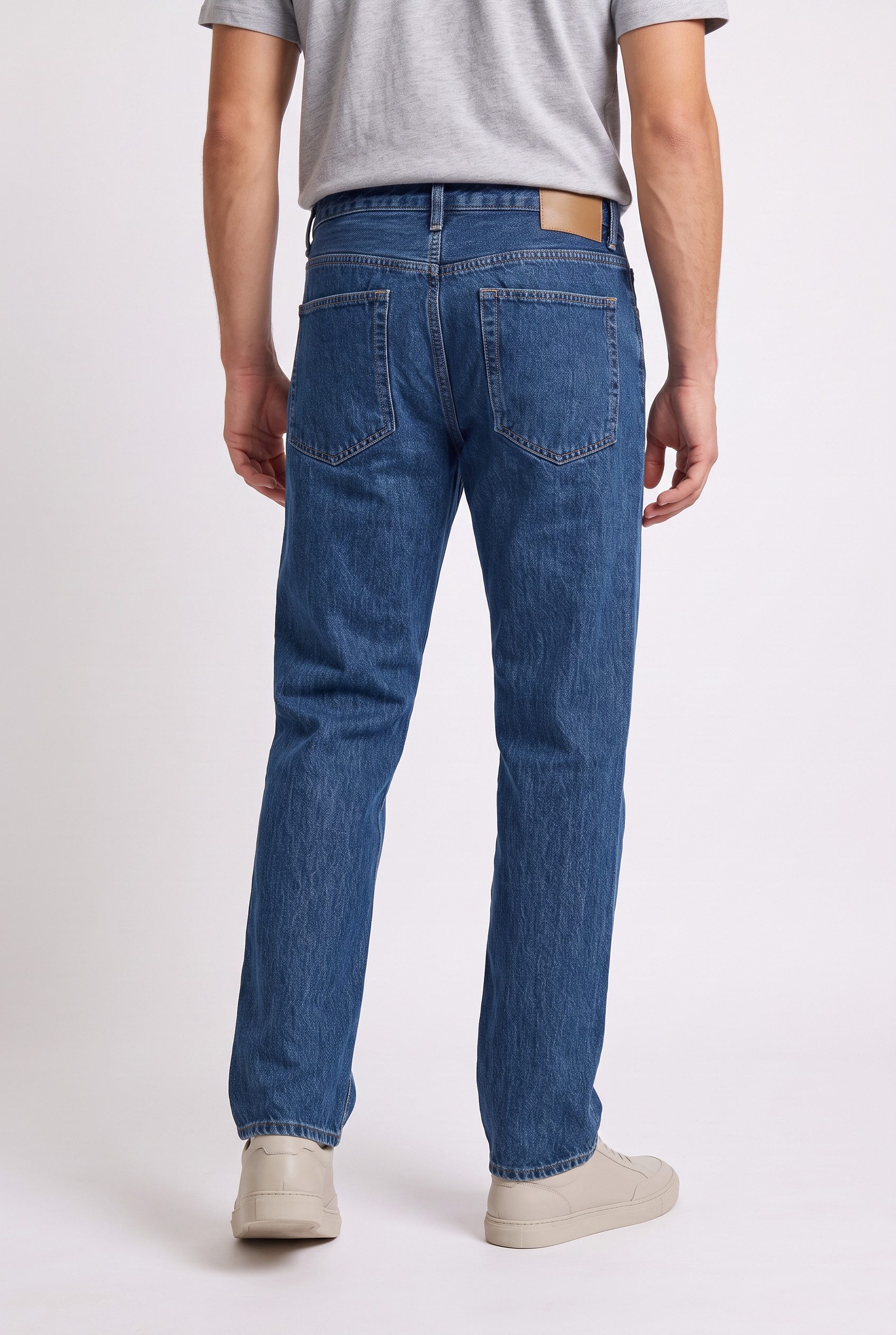 ONLY & SONS Straight-Jeans ONSEDGE STRAIGHT DNM Baumwolle, straight fit – Bild 2 von 5
