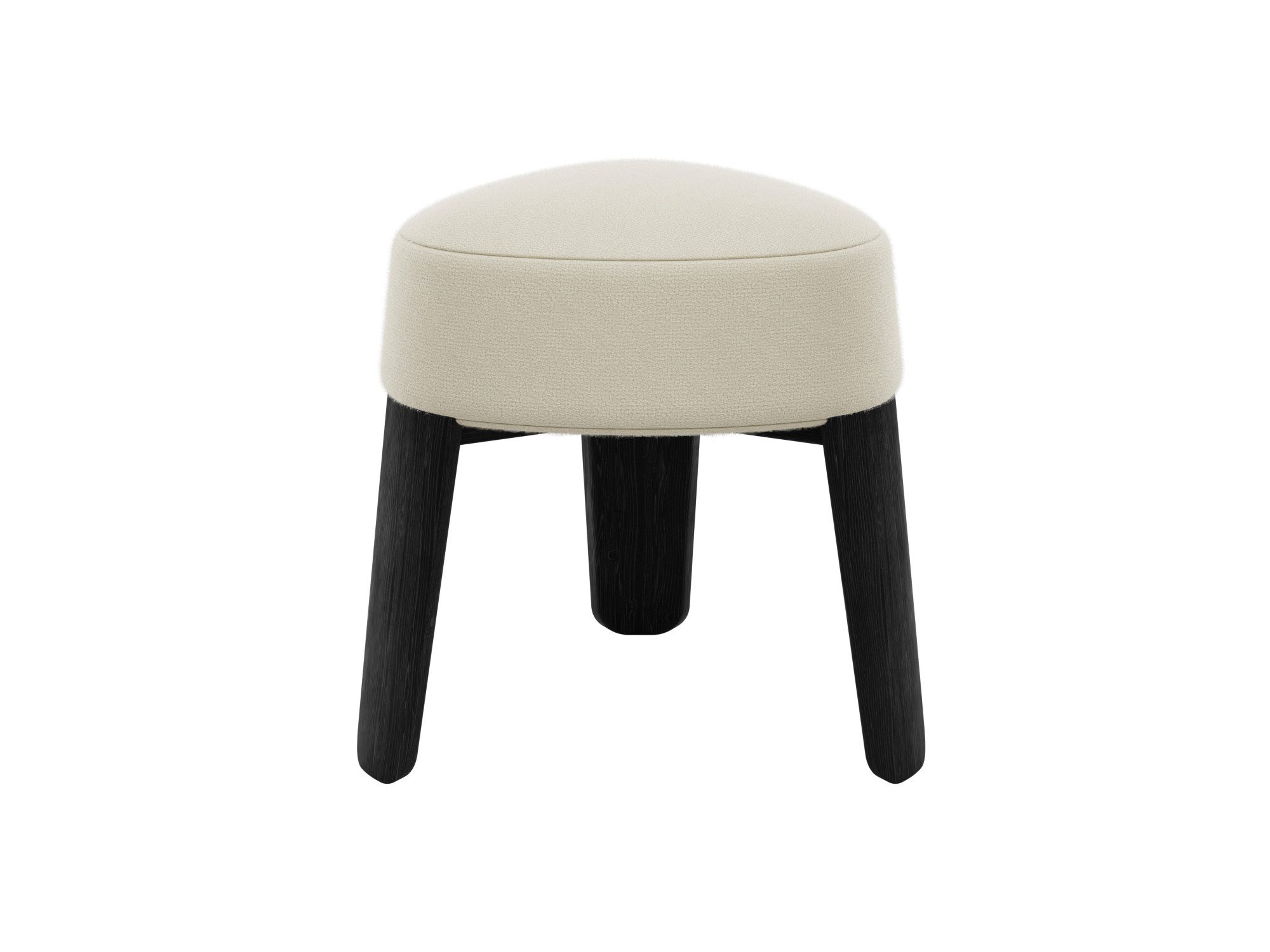 blomus Hocker -KUON- Sitzhocker, Dekohocker, Sessel: Lounge Möbel (1 St), Hoher Sitzkomfort, Boucle Stoff, Strapazierfähig