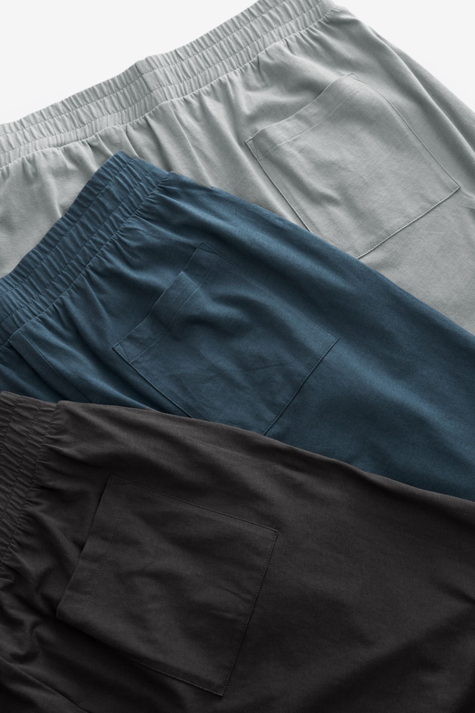 Green/Navy Next Pyjama (6 Schlafanzüge, tlg) Cream 3er-Pack Blue/Bone
