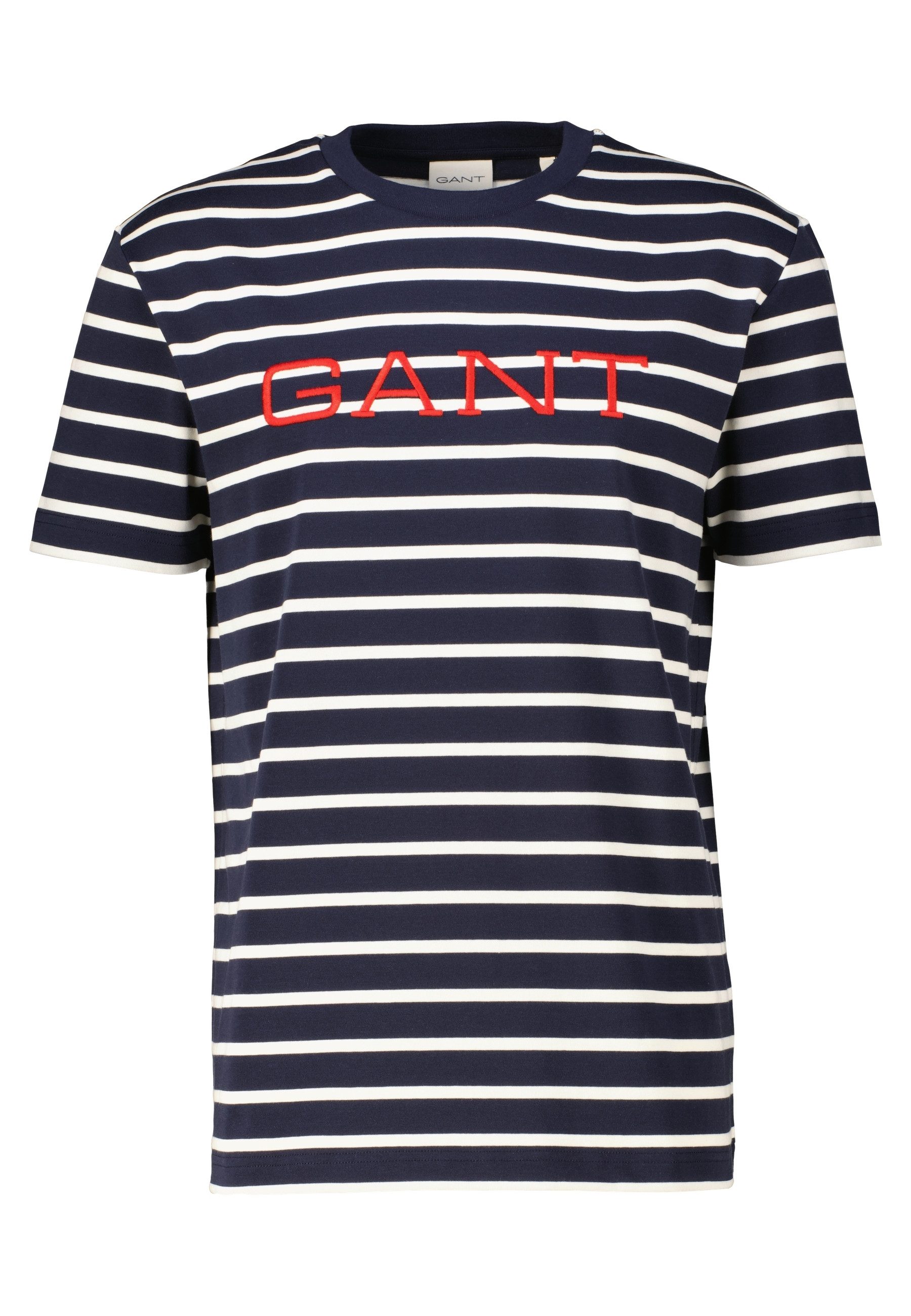 Gant T-Shirt Herren T-Shirt GRAPHIC STRIPED günstig online kaufen