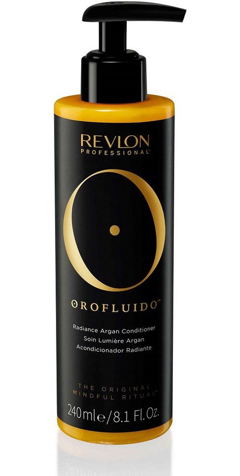 REVLON PROFESSIONAL Haarspülung Orofluido Radiance Argan Conditioner 240 ml,  Vegan, Produktvorteile: Glättend