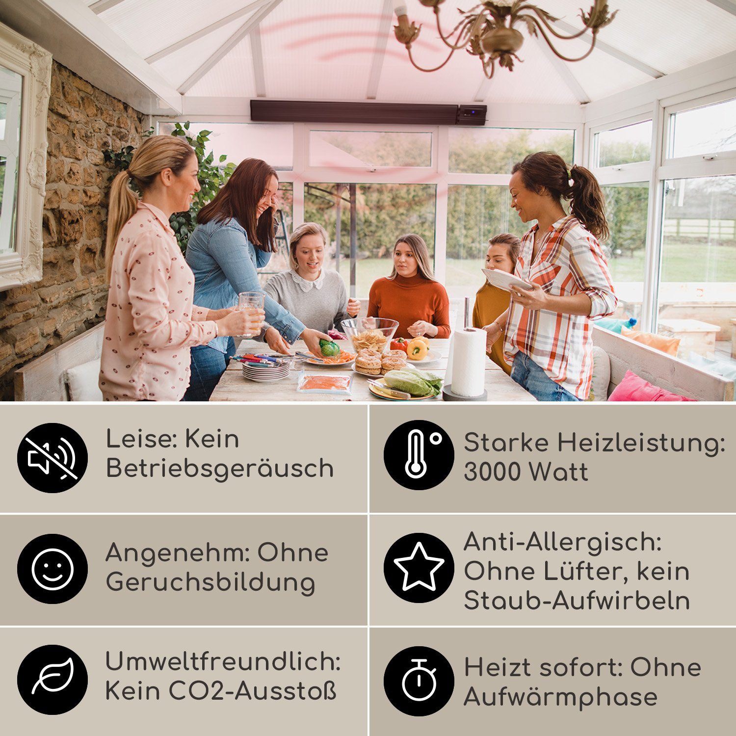 blumfeldt Terrassenstrahler CosmicBeam Plus XXL, 3000 günstig online kaufen