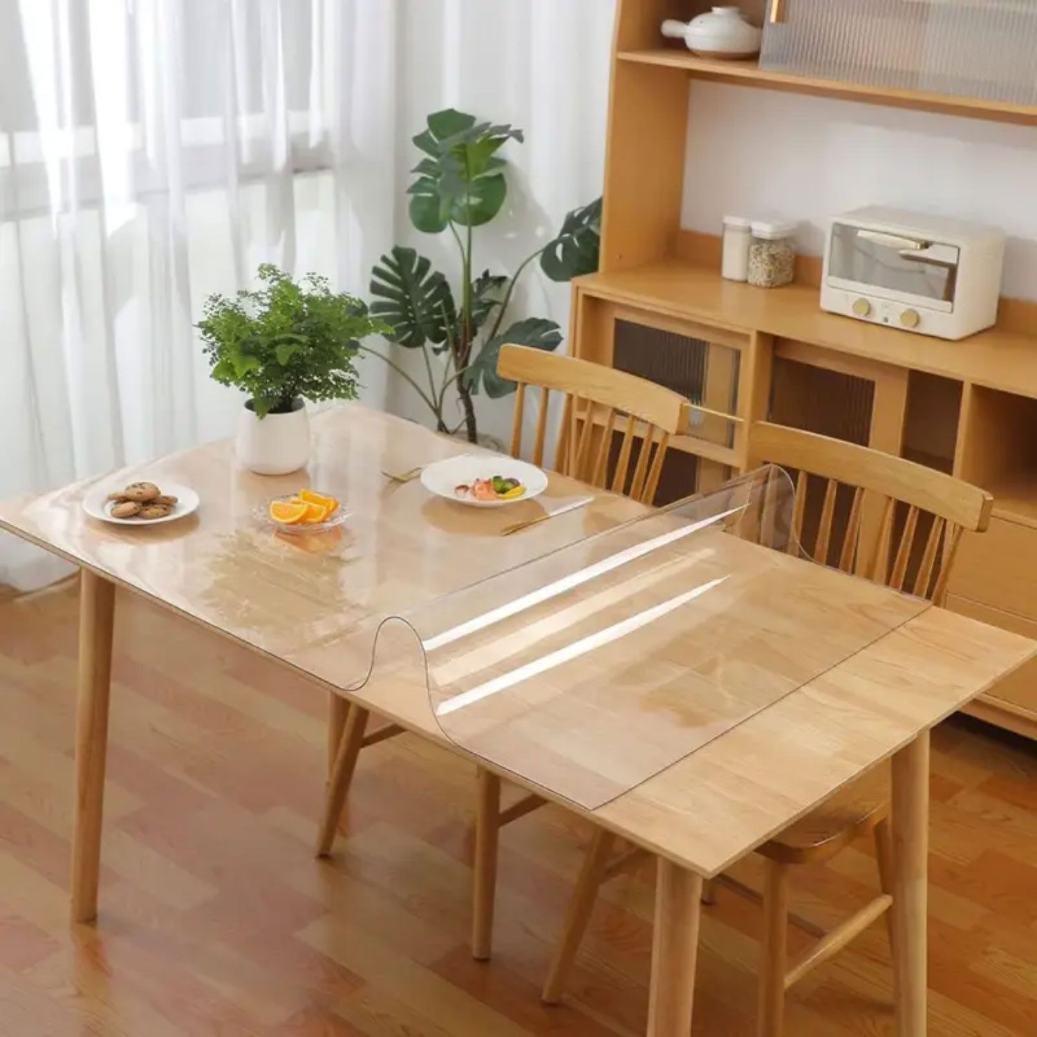 Jungengel Tischdecke PVC Tischfolie Transparent 2mm günstig online kaufen