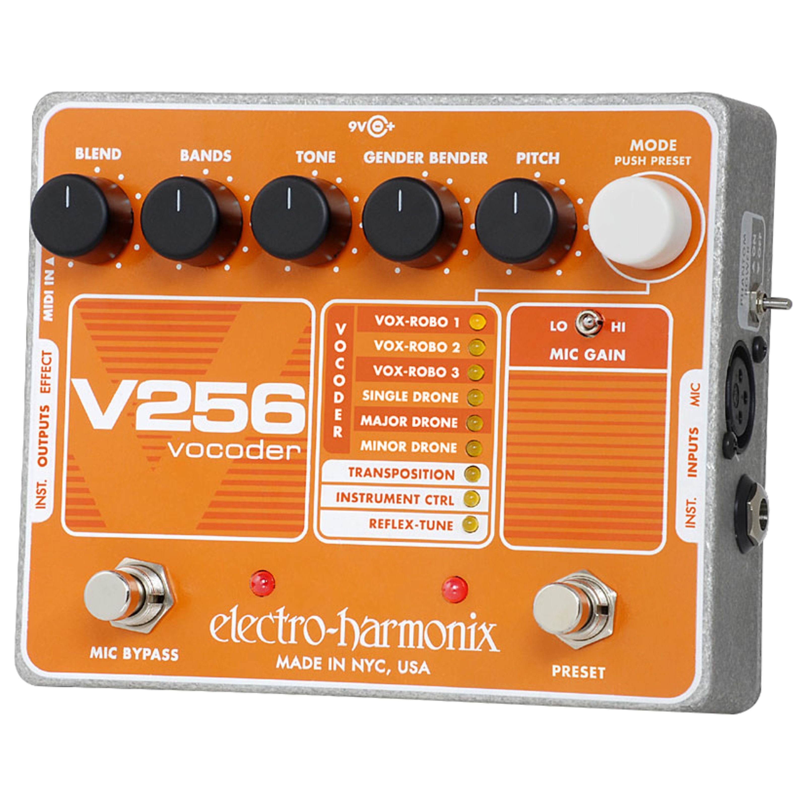 Electro Harmonix Musikinstrumentenpedal, (Effekte, Sonstige Effekte), V256 Vocoder - Effektgerät für Gitarren