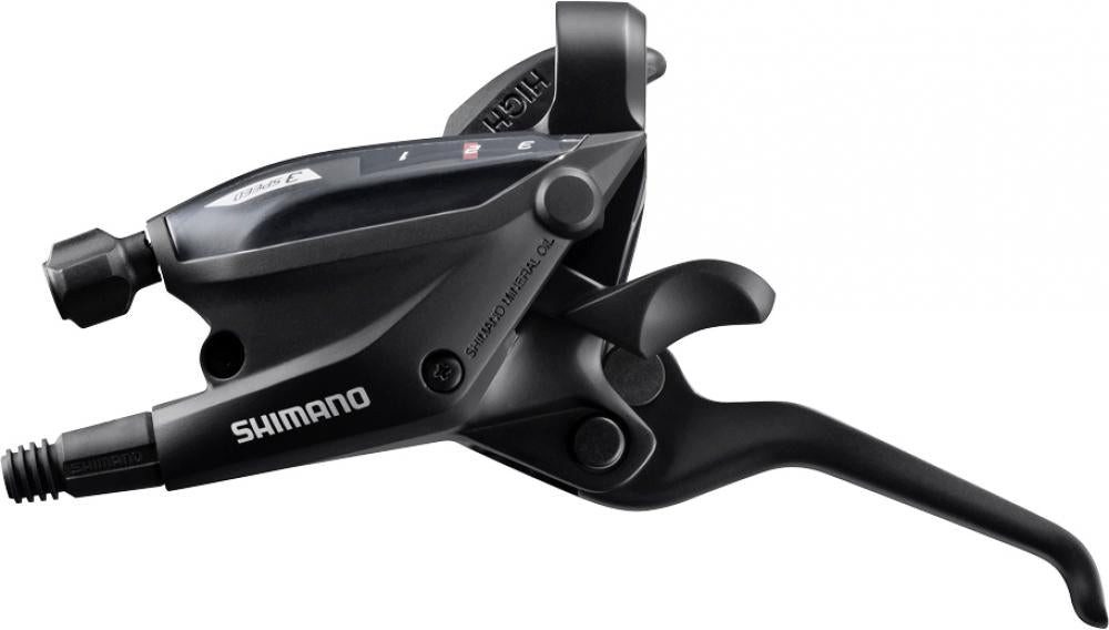Shimano Scheibenbremse SHIMANO Schalt-/Bremshebel ST-EF505 3-fach Links 3 Finger - 3-fach, Sc