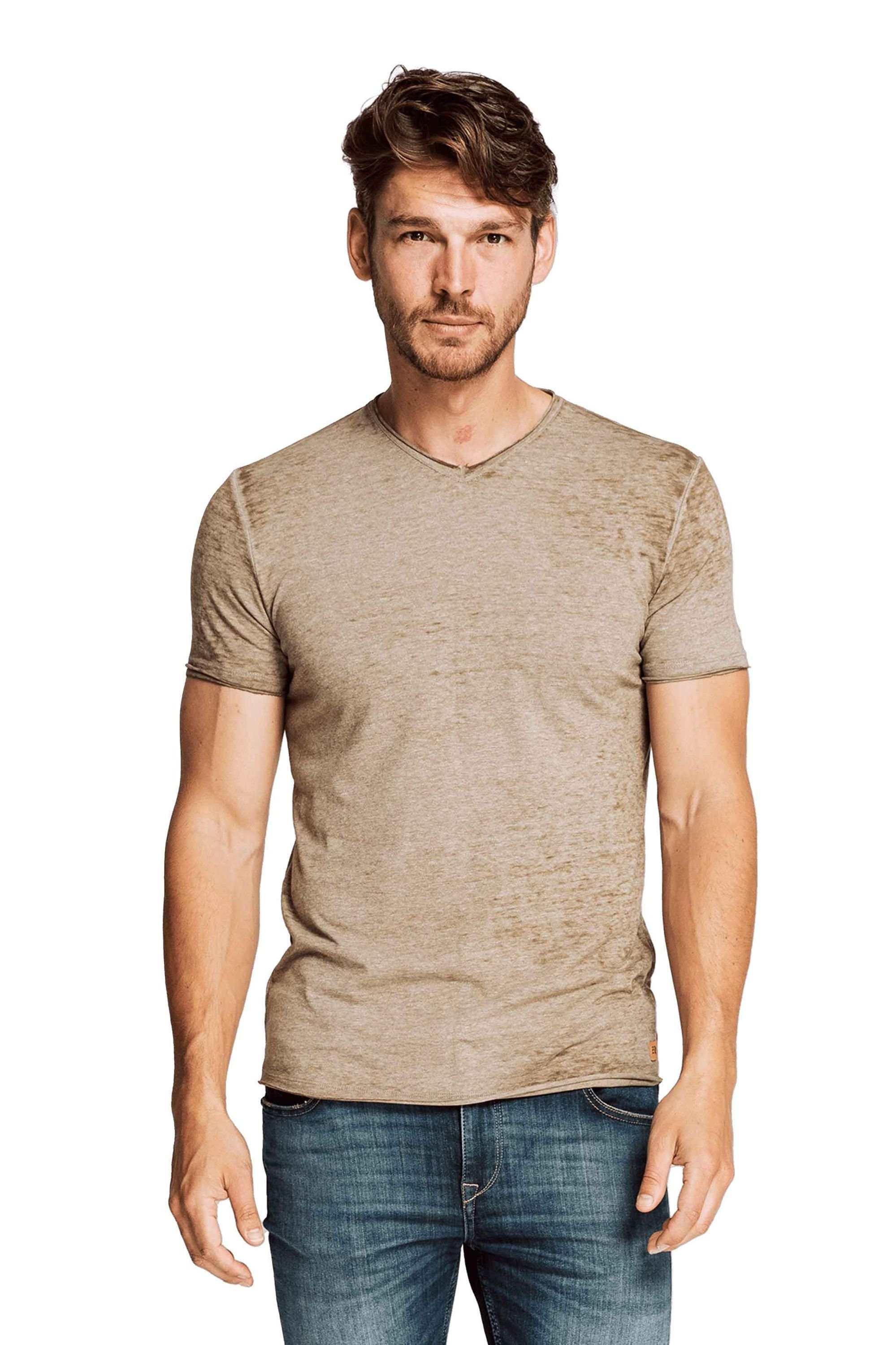 Zhrill Longshirt T-Shirt Riley Sand (0-tlg)