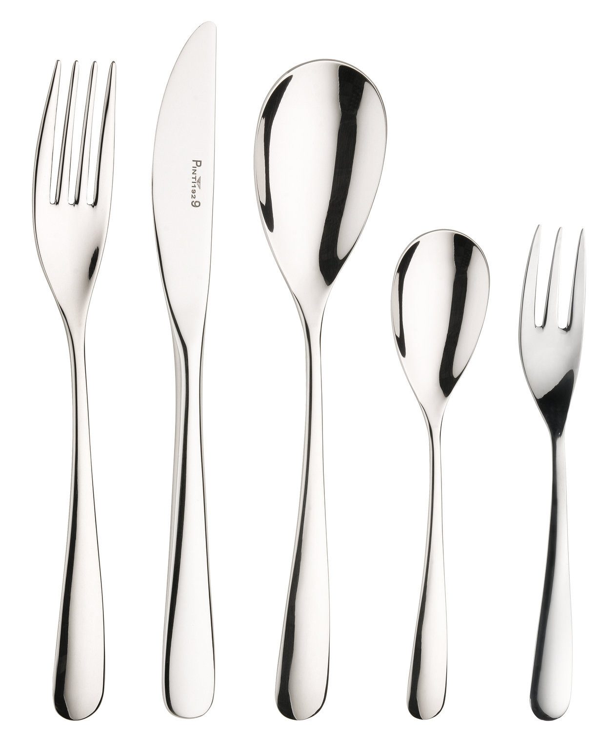 PINTINOX Besteck-Set Swing (30-tlg), 6 Personen, Chromnickelstahl 18/10