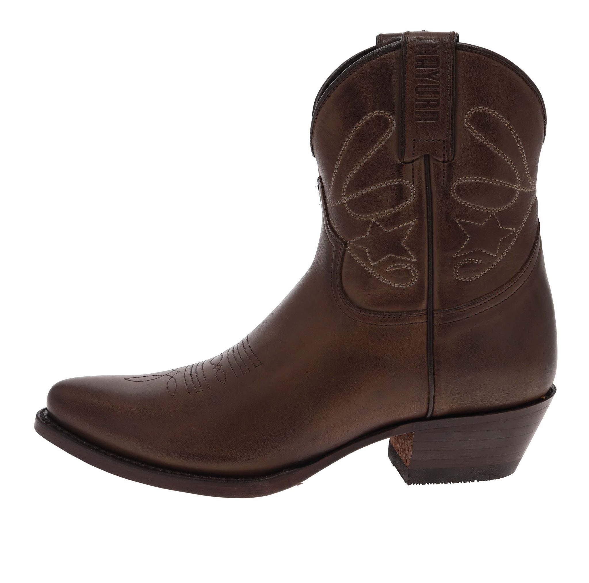 Mayura Boots 2374 Braun Westernstiefelette Rahmengenähte Damen Westernstiefelette