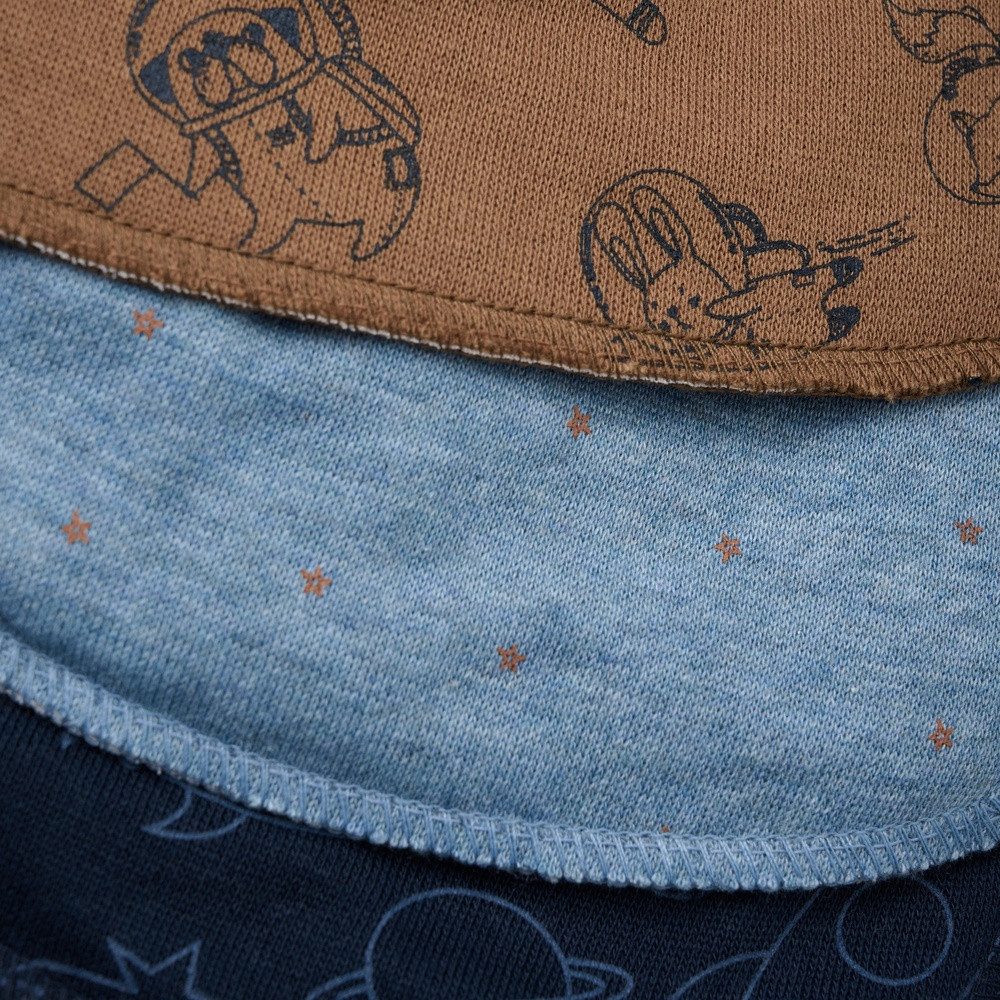 Pippi Babywear Lätzchen Bandana Bib Boy-AOP (3-pack)