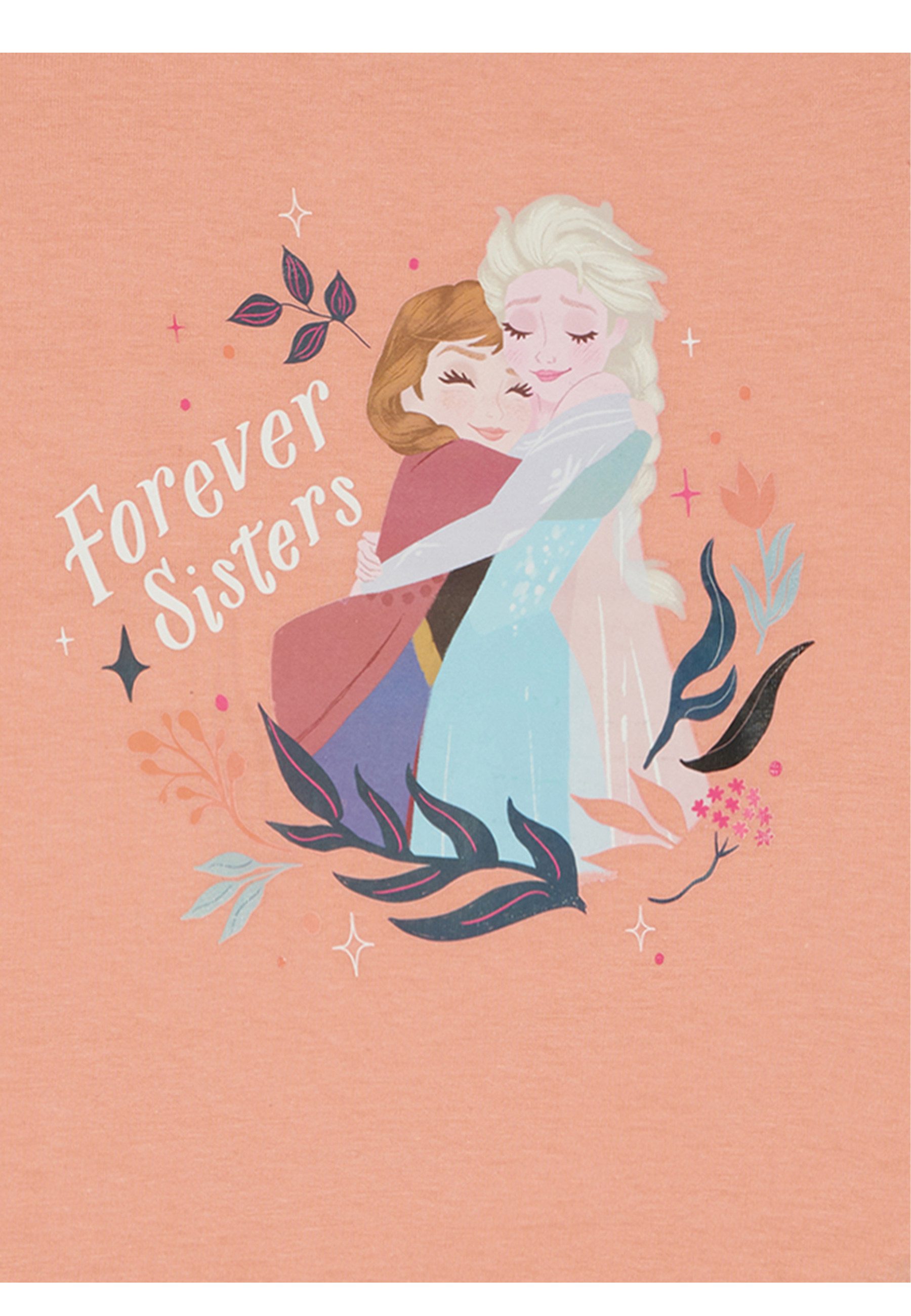 Disney Frozen T-Shirt Frozen - Die Eiskönigin Mädchen T-Shirt Shirt Top Oberteil Elsa & Anna