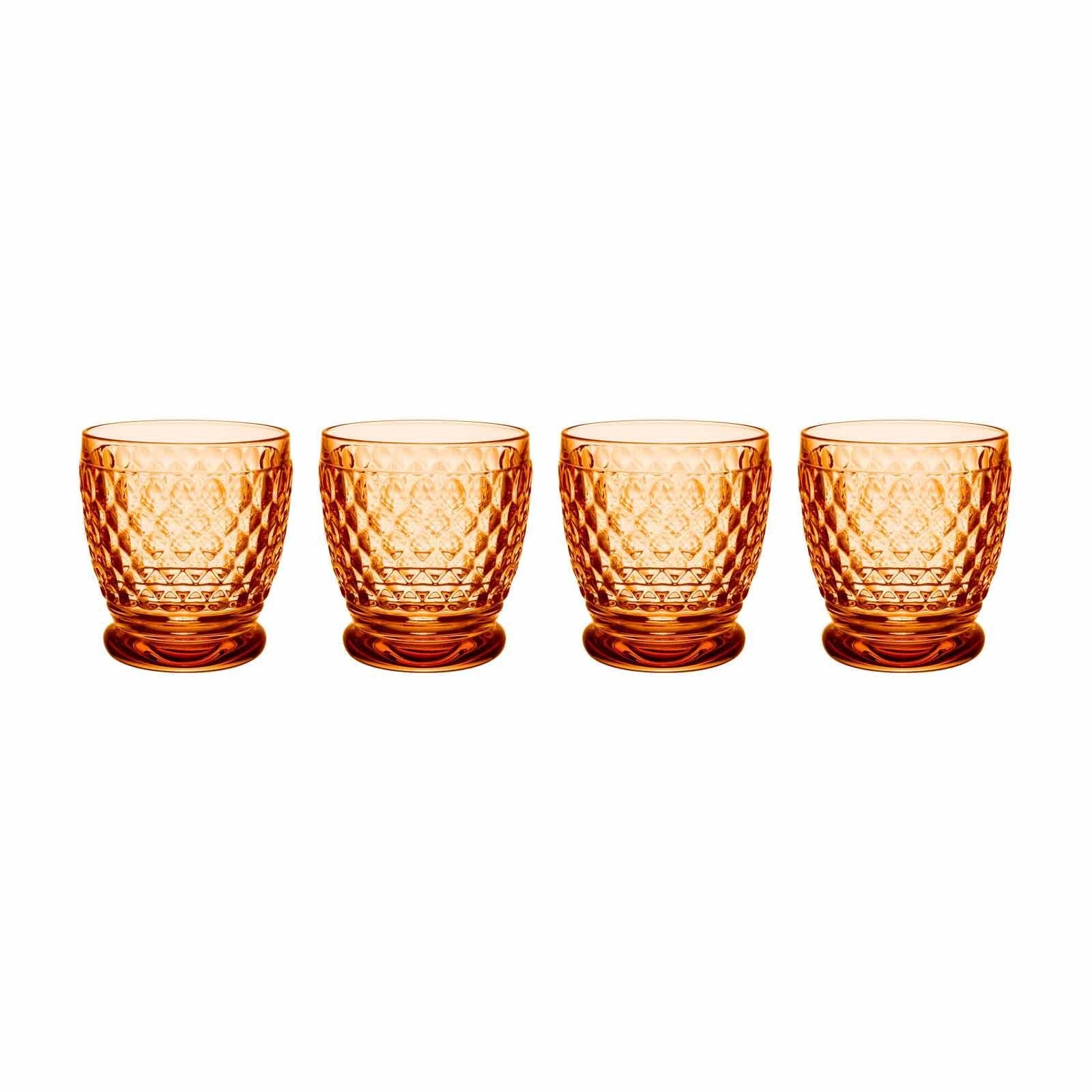 Boch Becher & 330 Boston 4er Glas Villeroy ml Set, Apricot Whiskyglas Coloured