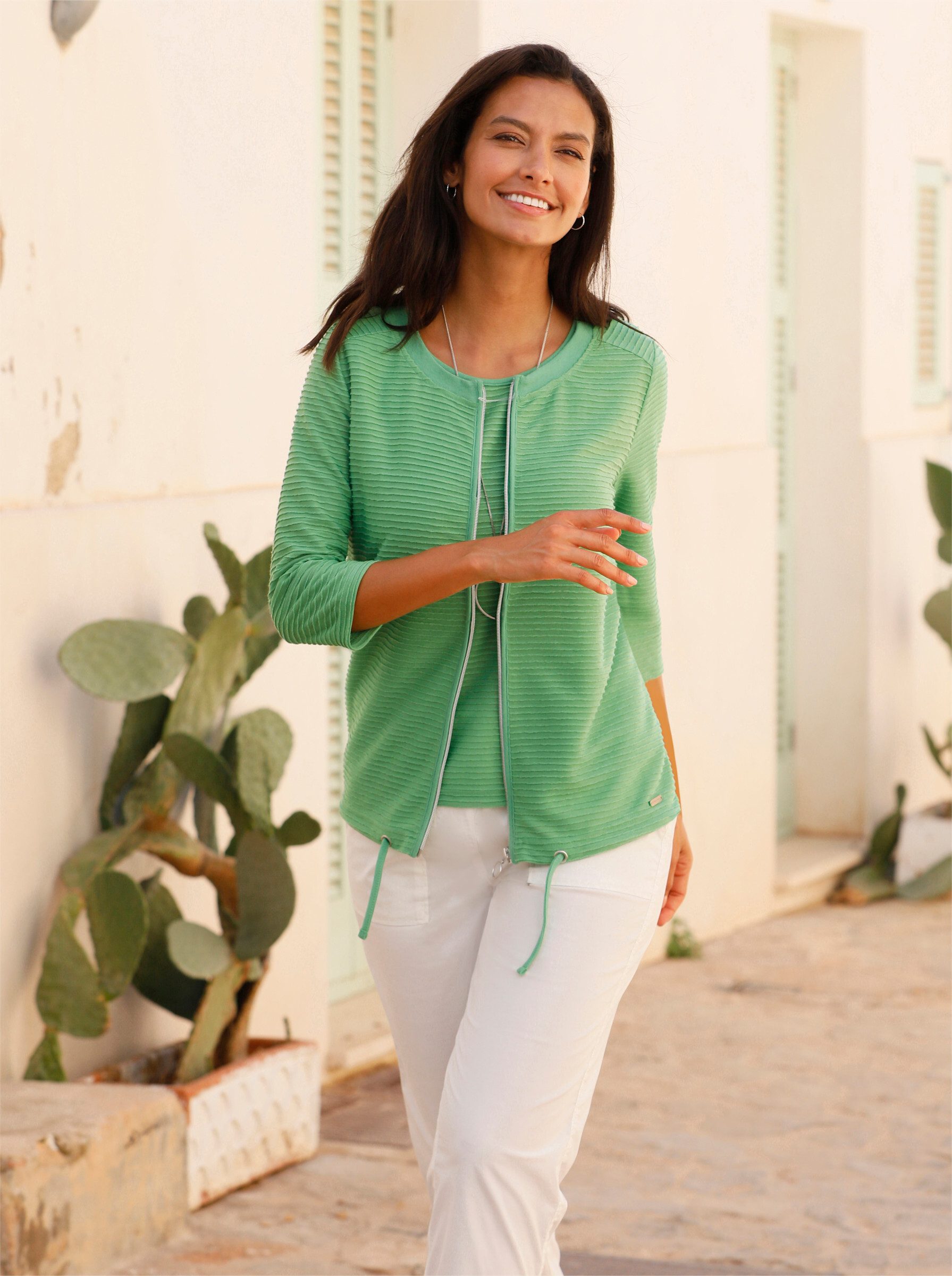 Witt Shirtjacke Shirt-Set 3/4-Arm