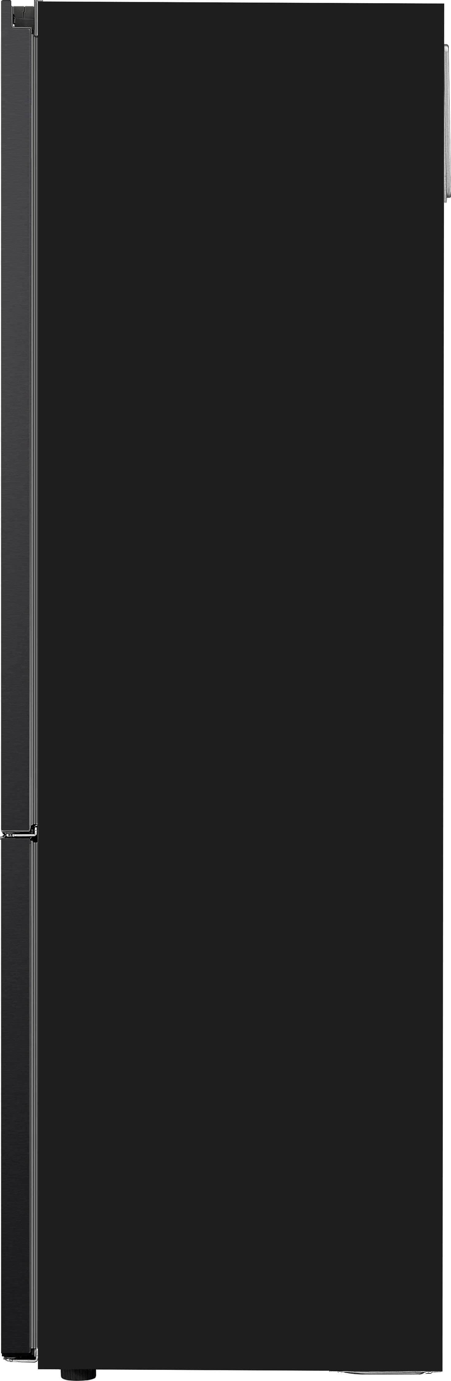 LG Kühl-/Gefrierkombination Serie cm cm GBV7280CEV, breit Essence Black 59,5 hoch, Steel 7 203