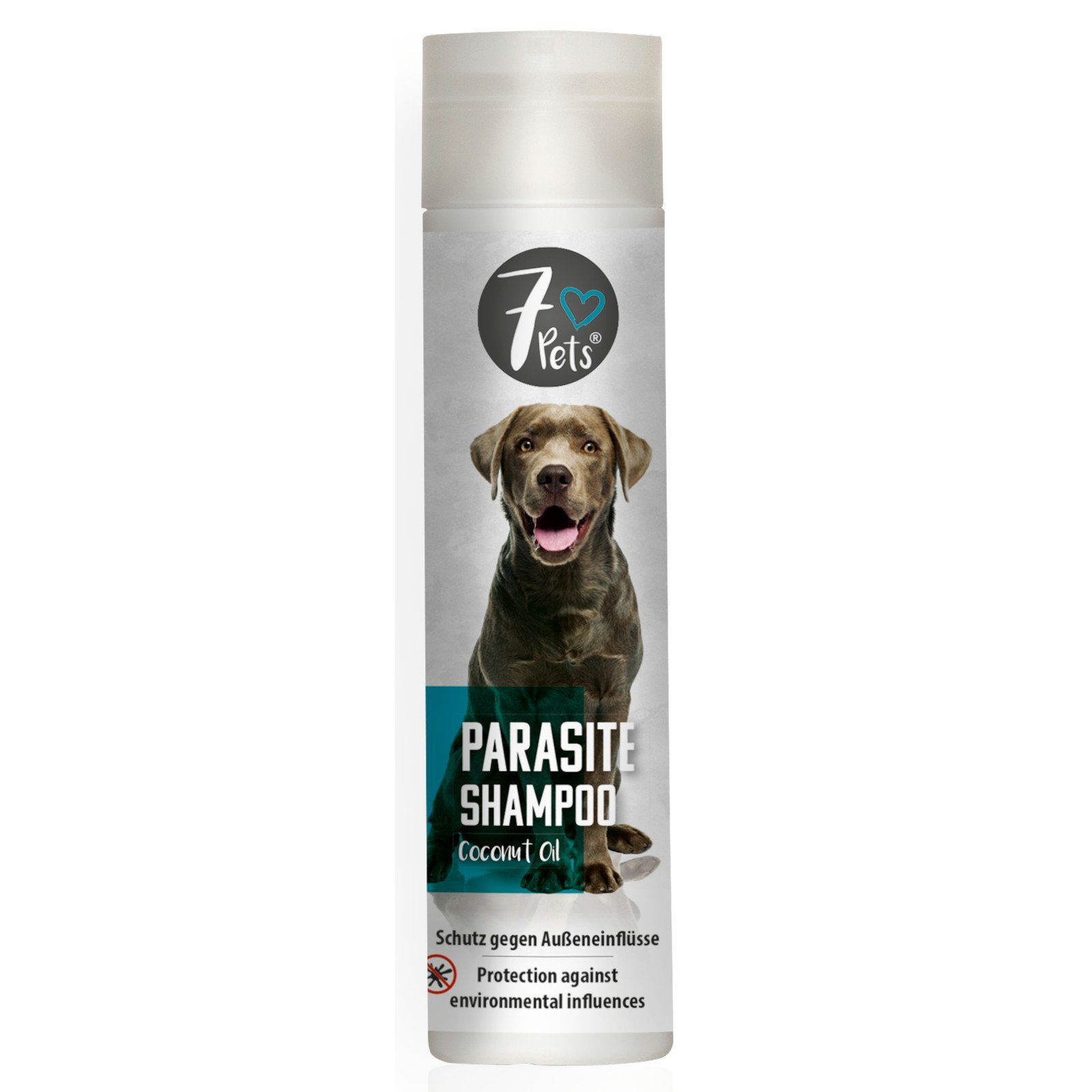 7Pets Tiershampoo Parasite Shampoo für Hunde 250 ml - Shampoo gegen Ungeziefer, 250 ml