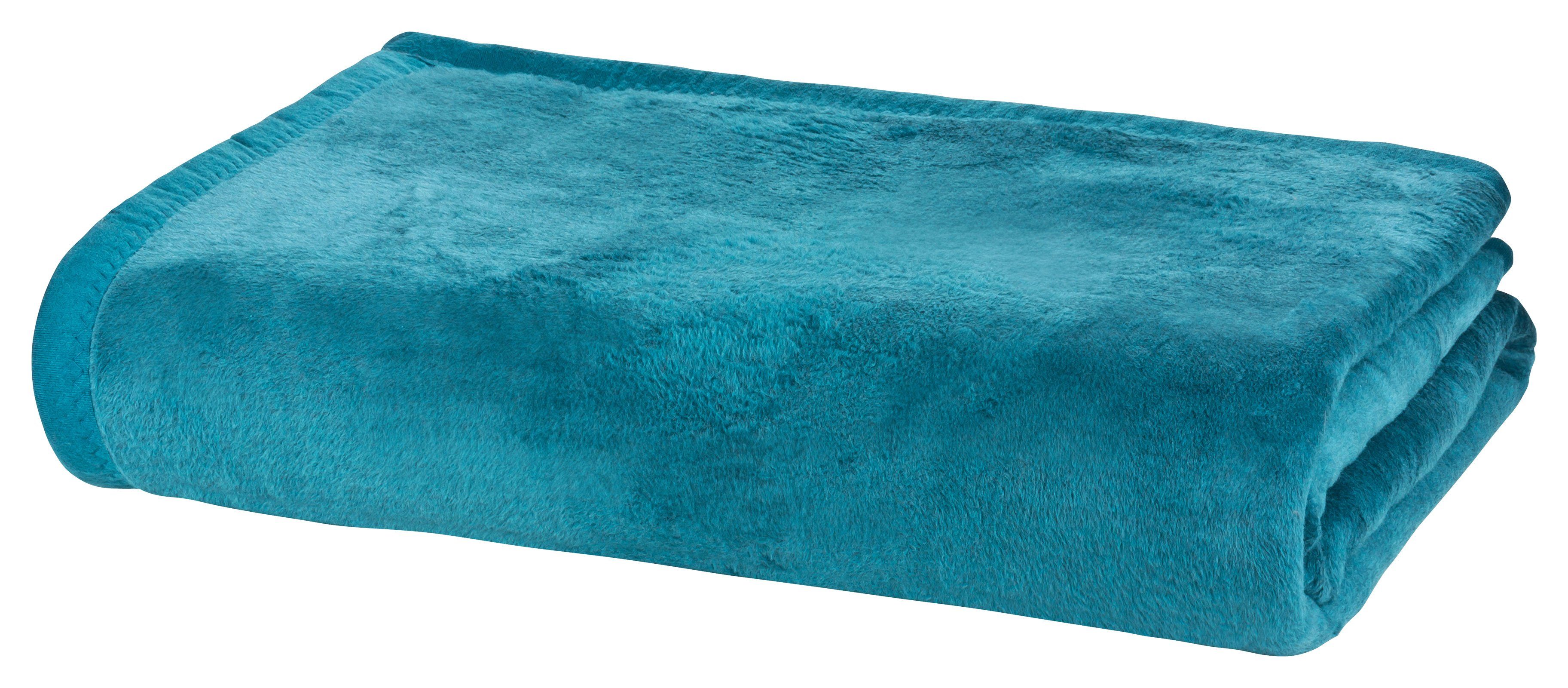 Wohndecke MOON Luxus Kuscheldecke Wolldecke 150x200/220x240, günstig online kaufen