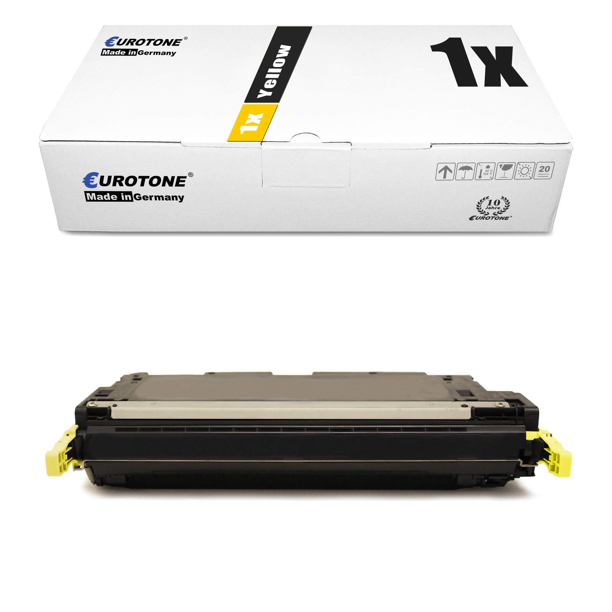 Eurotone Tonerkartusche Q7582A, (Einzelpack, 1-St., Lieferumfang: 1er-Pack in Gelb Toner in Gelb), Eurotone Toner Q7582A, 1er-Pack in Gelb, Gelb