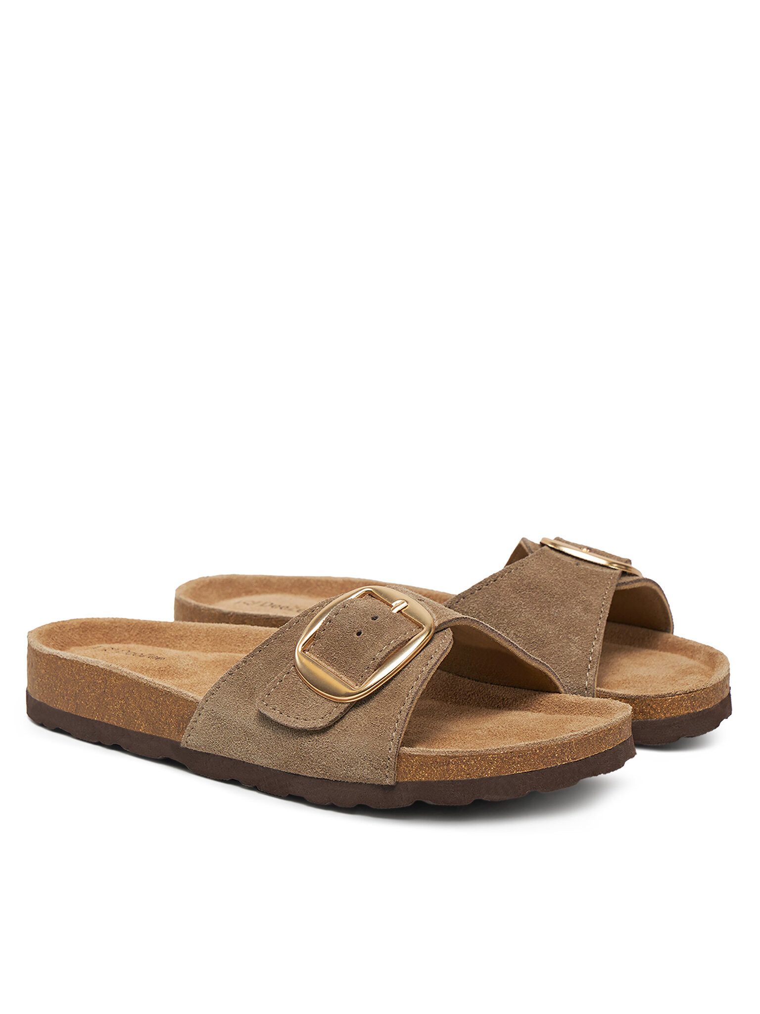 DeeZee Deezee Damen Flip-Flops Braun DZ-S7 Badepantolette