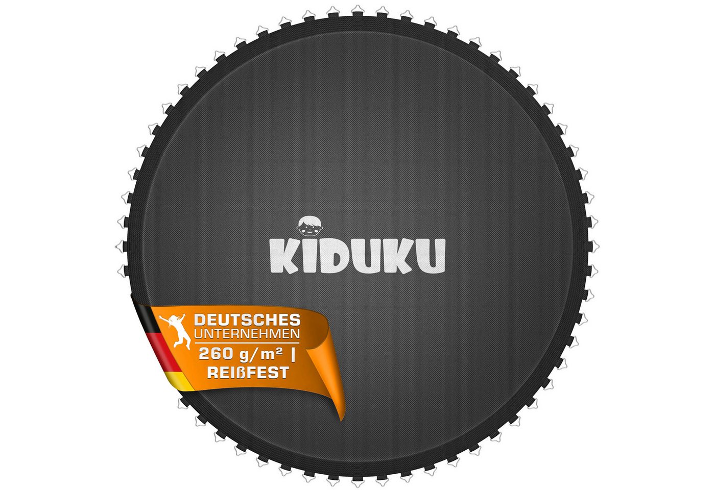 KIDUKU Hochsprungmatte KIDUKU® Trampolin Sprungtuch Ø 244 305 366 427 cm Ersatz Sprungmatte (48-96 Ösen UV-Beständig & Wetterfest Zubehör Ersatzmatte, Garten-Trampolin Trampolinsprungtuch 260g/m² PP), Trampolin Sprungtuch Ø 244 305 366 427 cm Ersatz Sprun