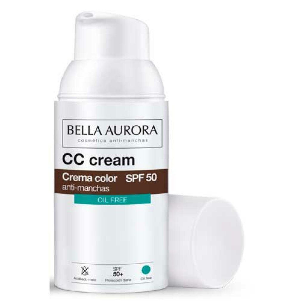 Bella Aurora Tagescreme CC CREAM anti-manchas oil free SPF50 30ml