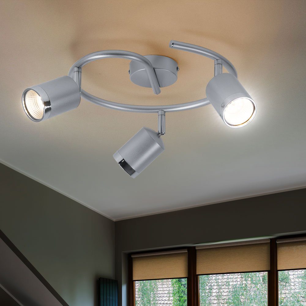 Deckenleuchte, verbaut, Spotleuchte etc-shop Lampe Deckenleuchte LED LED-Leuchtmittel Warmweiß, fest Deckenlampe