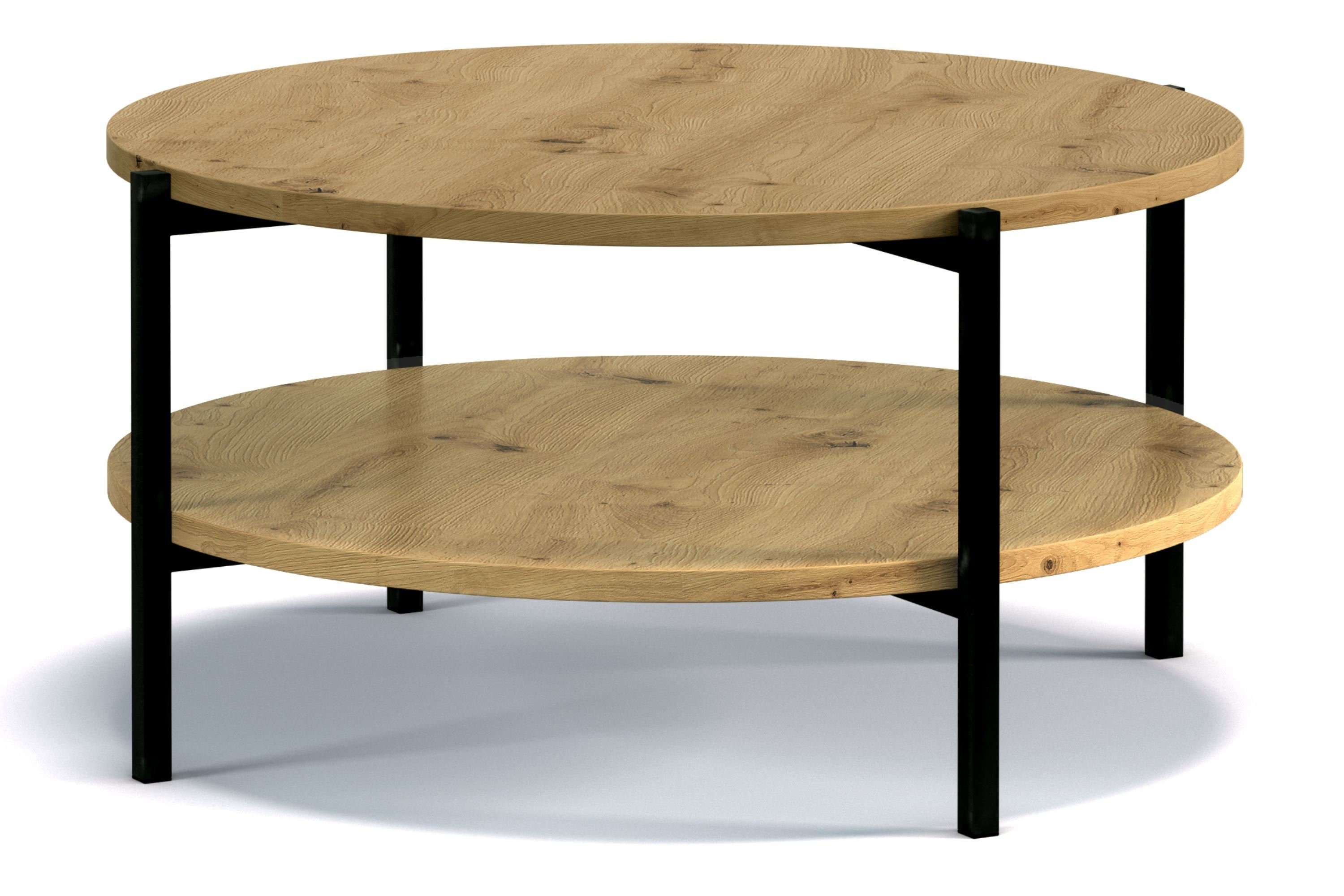 KONSIMO® Couchtisch Couchtisch GERIS, modern, Loft-Stil, günstig online kaufen