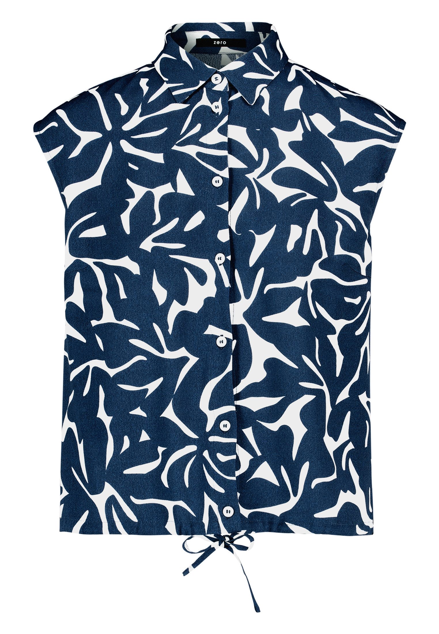 Zero Hemdbluse Damen mit Tunnelzug