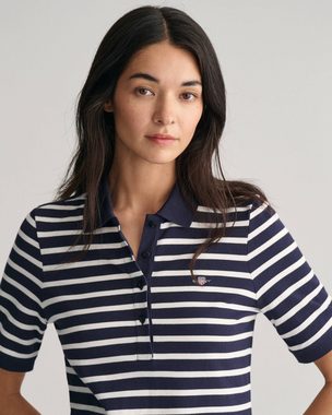 Gant Polokleid Damen Polokleid STRIPED SHIELD PIQUE POLO DRESS (1-tlg)