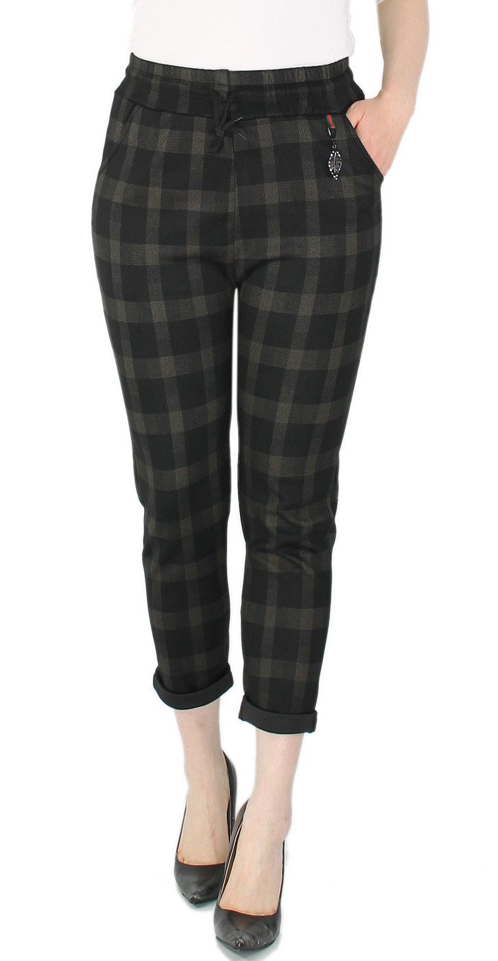 dy_mode Stoffhose Damen Stoffhose kariert – günstig online kaufen