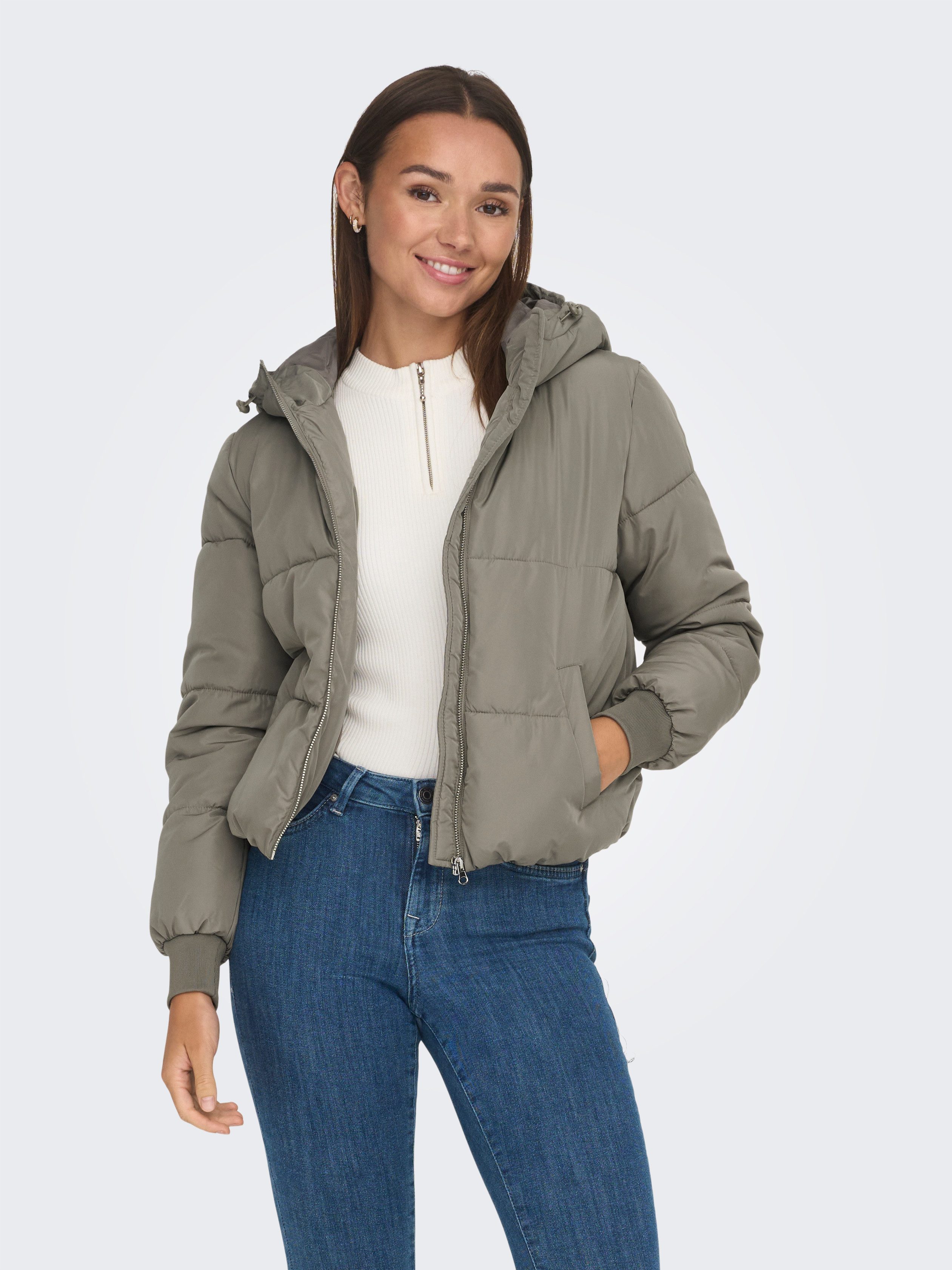 JDY Steppjacke JDYNEWERICA LIFE SHORT HOOD JKT OTW NOOS günstig online kaufen