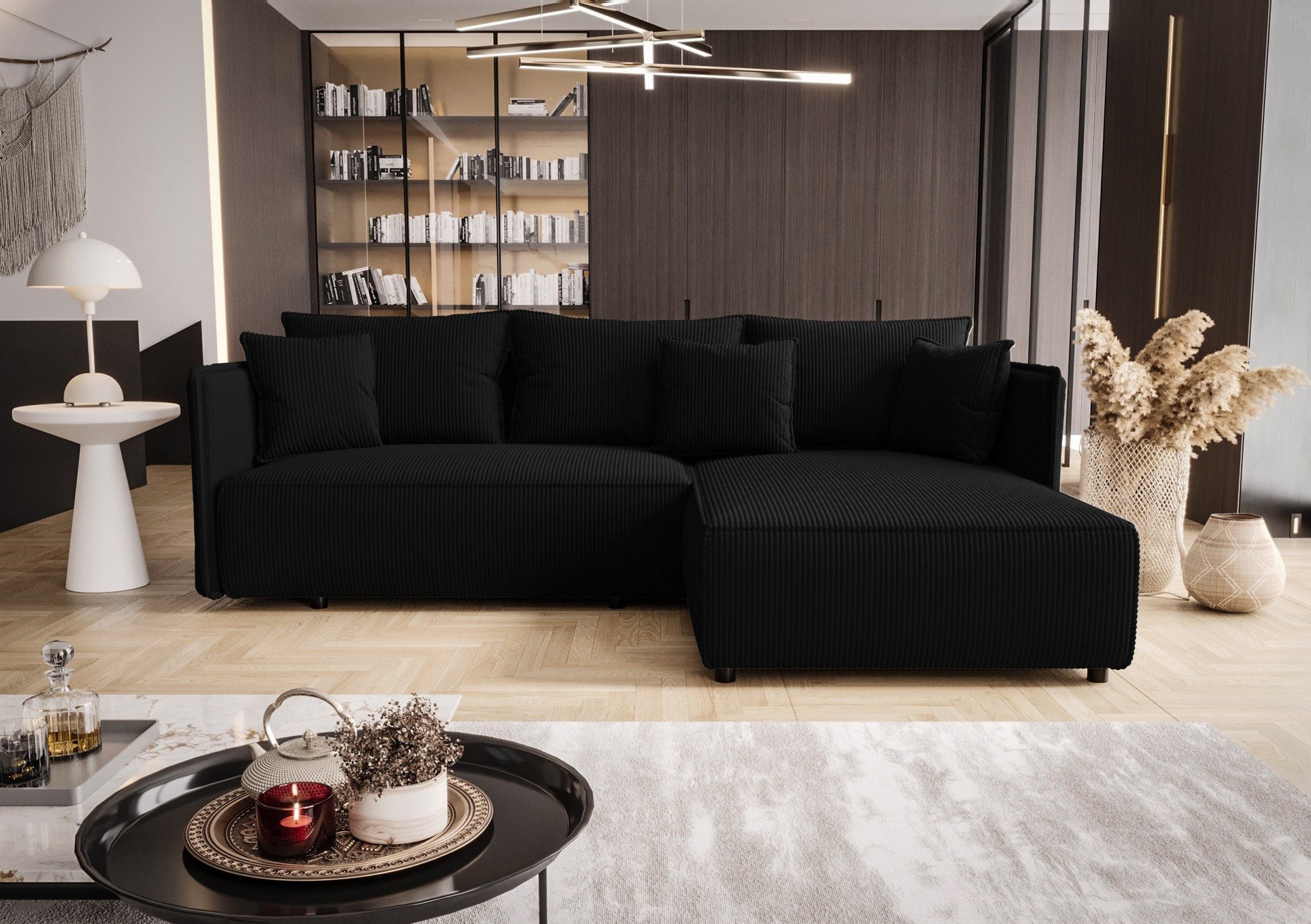 Fun Möbel Ecksofa Schlafsofa Sofa EVORA günstig online kaufen