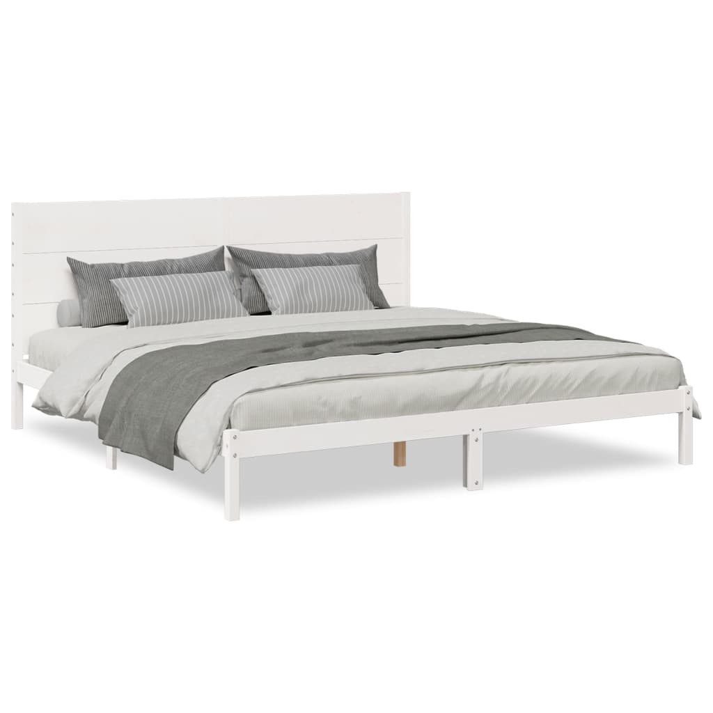 vidaXL Bett Massivholzbett Extra Lang ohne günstig online kaufen