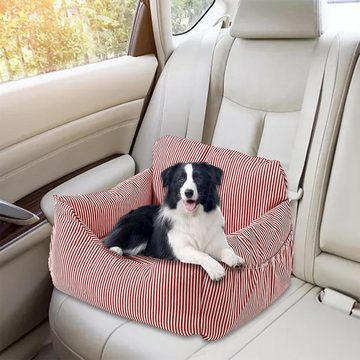 Welikera Hunde-Autositz Haustier-Autositz, abnehmbar Waschbar Geeignet für Katzen und Hunde