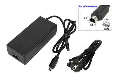PowerSmart CAA081020E Batterie-Ladegerät (Spartechnik Lithium-Ionen (42V, 2A, 36V, für E-Bike SSLC084V42M, 5-Pin Stecker)